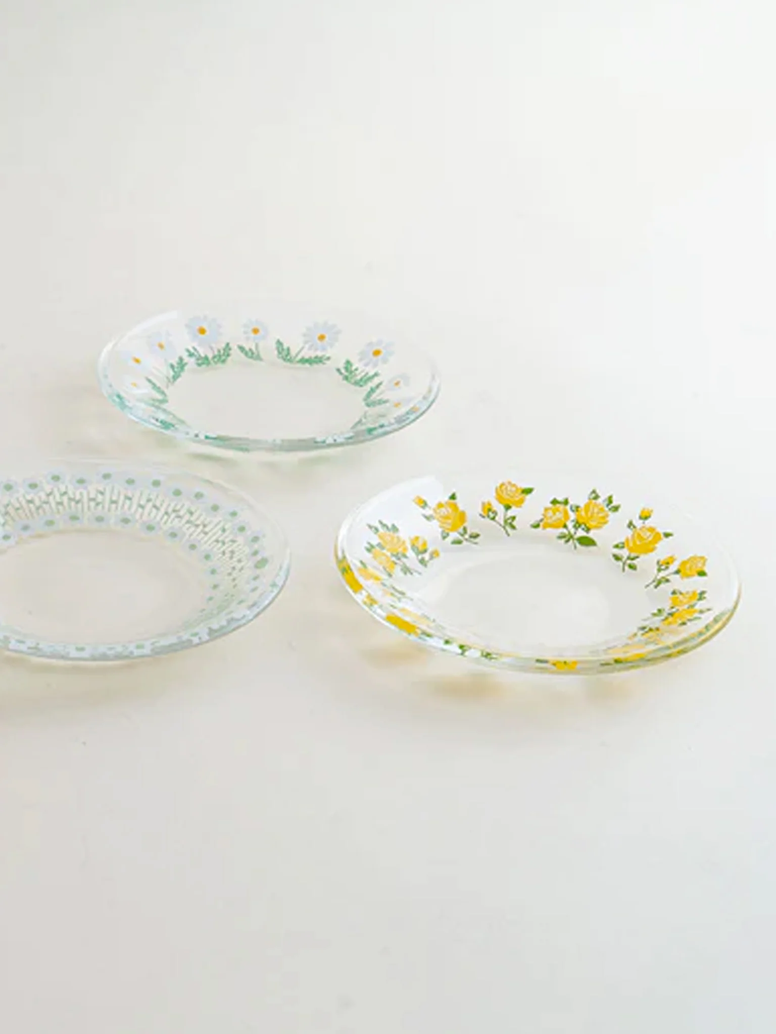 Aderia Retro Glass Mini Plate - Rose - Image 3