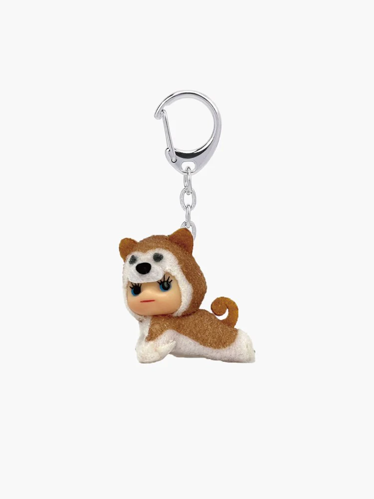 Akita Dog Kewpie Keychain