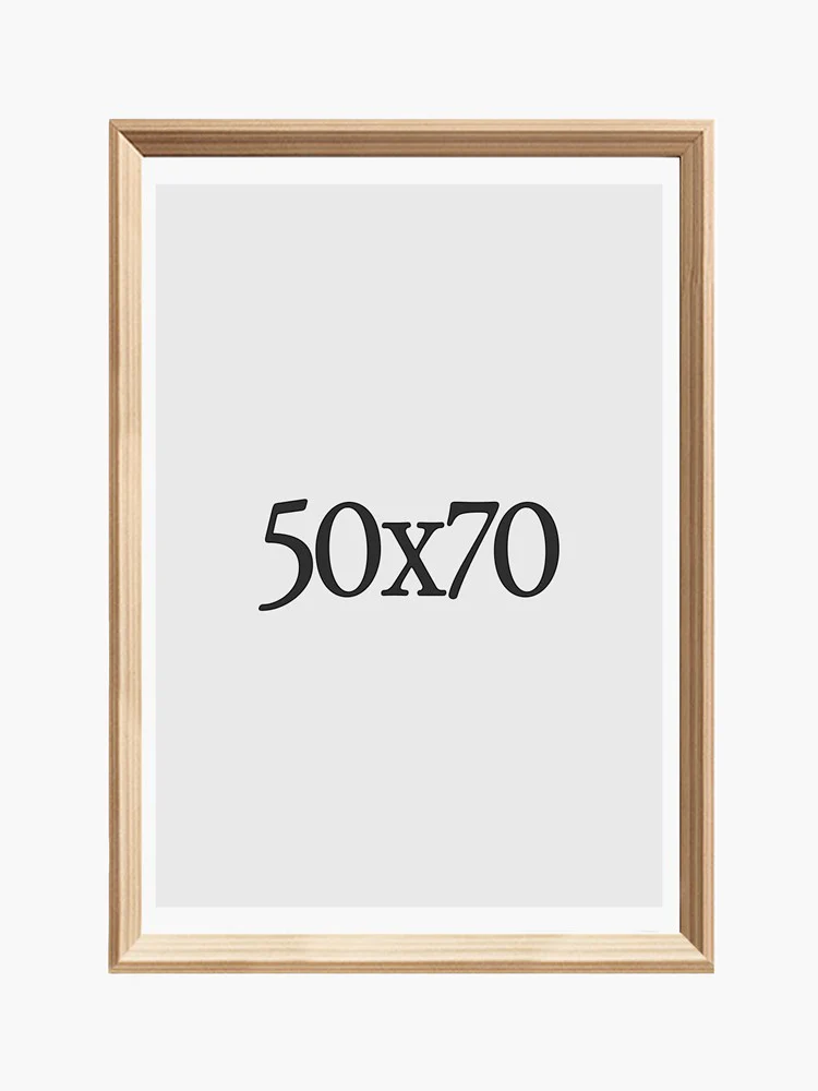Art Frame Natural Oak Wood - 50x70cm (Pick-Up Only)
