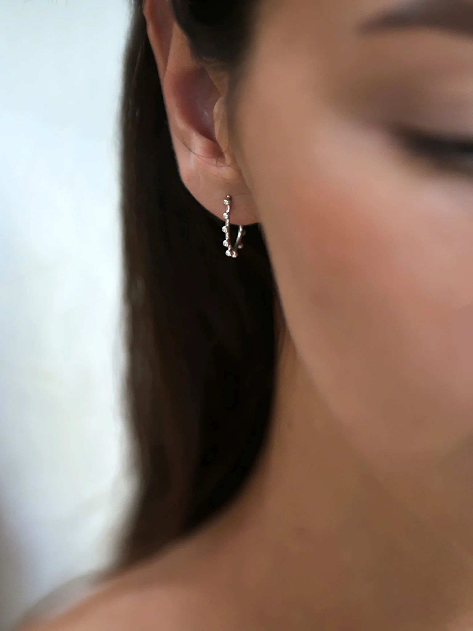 Bitar Earrings - Silver - Image 4