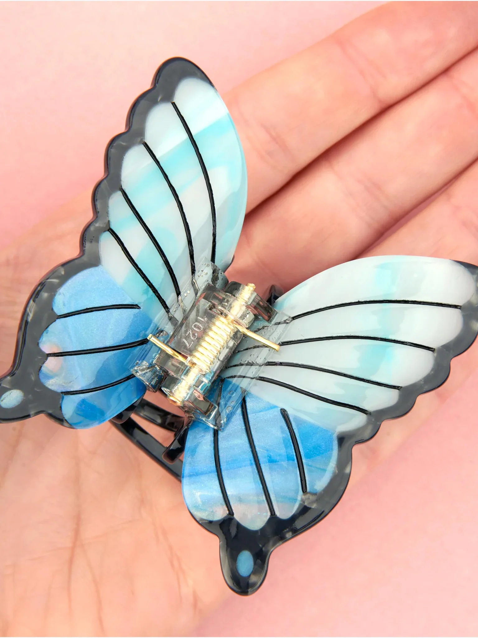 Blue Butterfly Hair Claw - Image 3