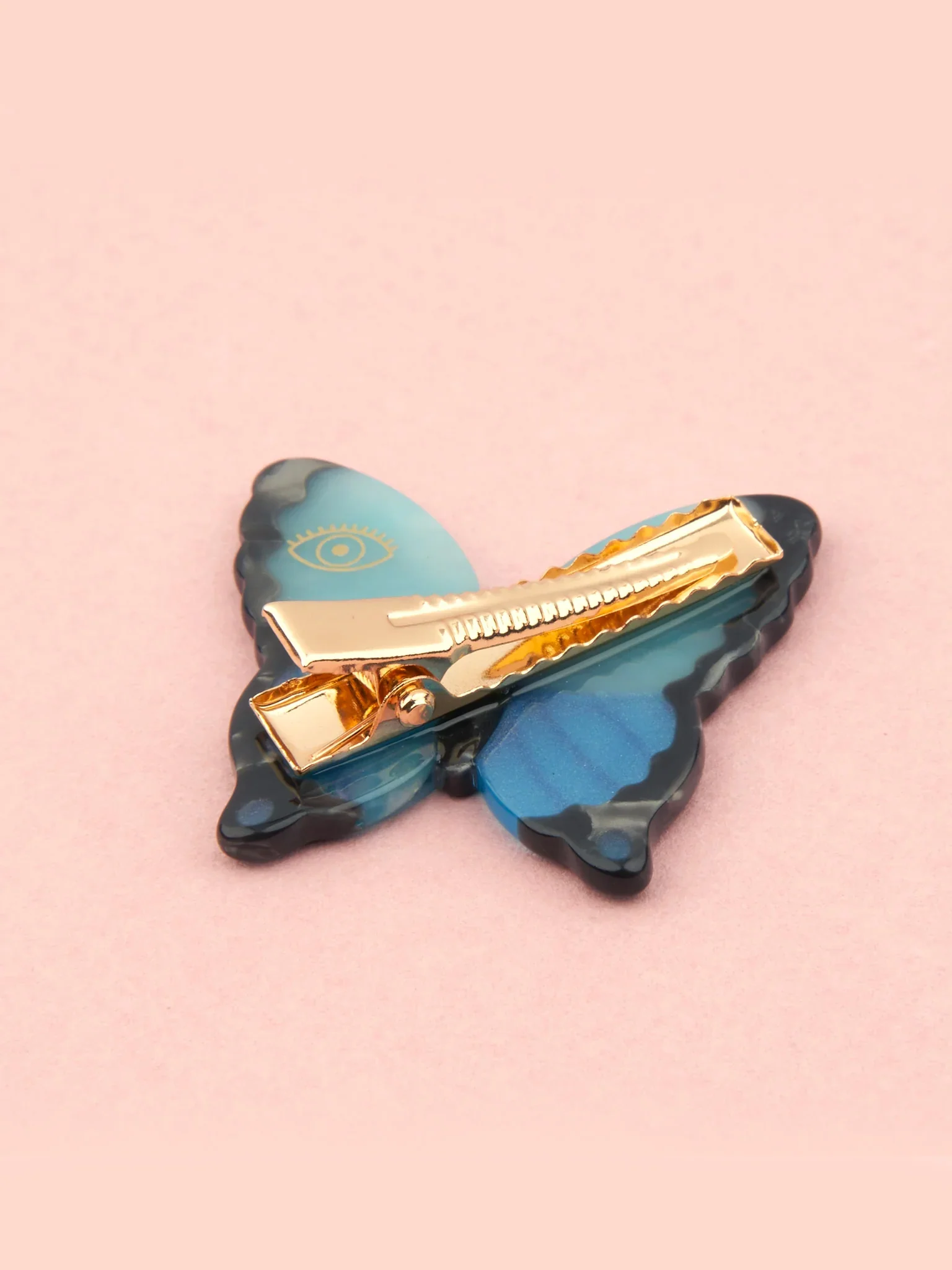 Blue Butterfly Hair Clip - Image 4