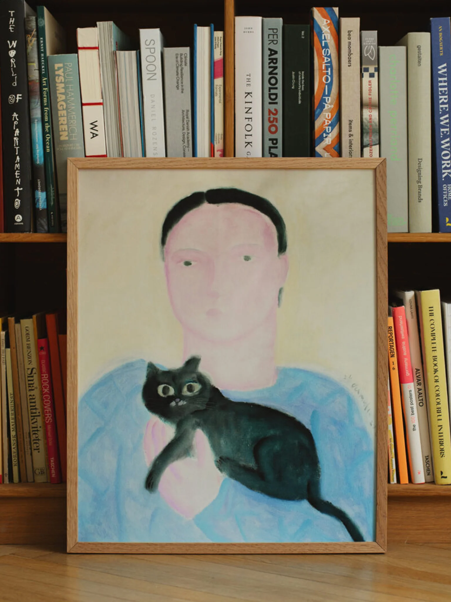 Boy Holding A Cat by OAMUL (40x50cm) - Image 2