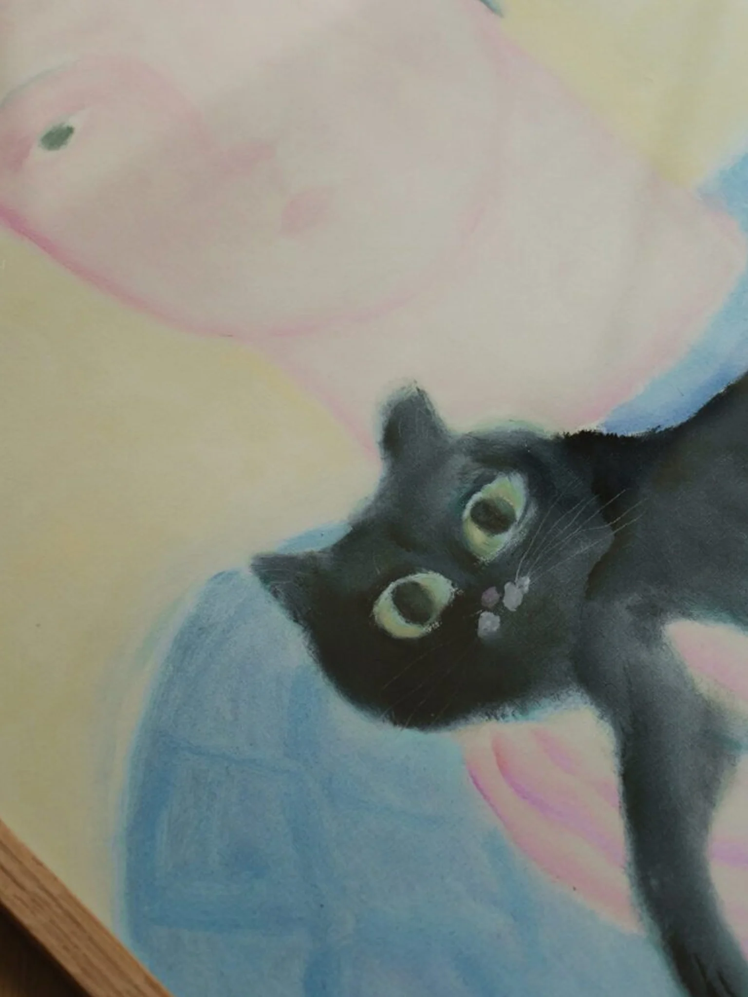 Boy Holding A Cat by OAMUL (40x50cm) - Image 3