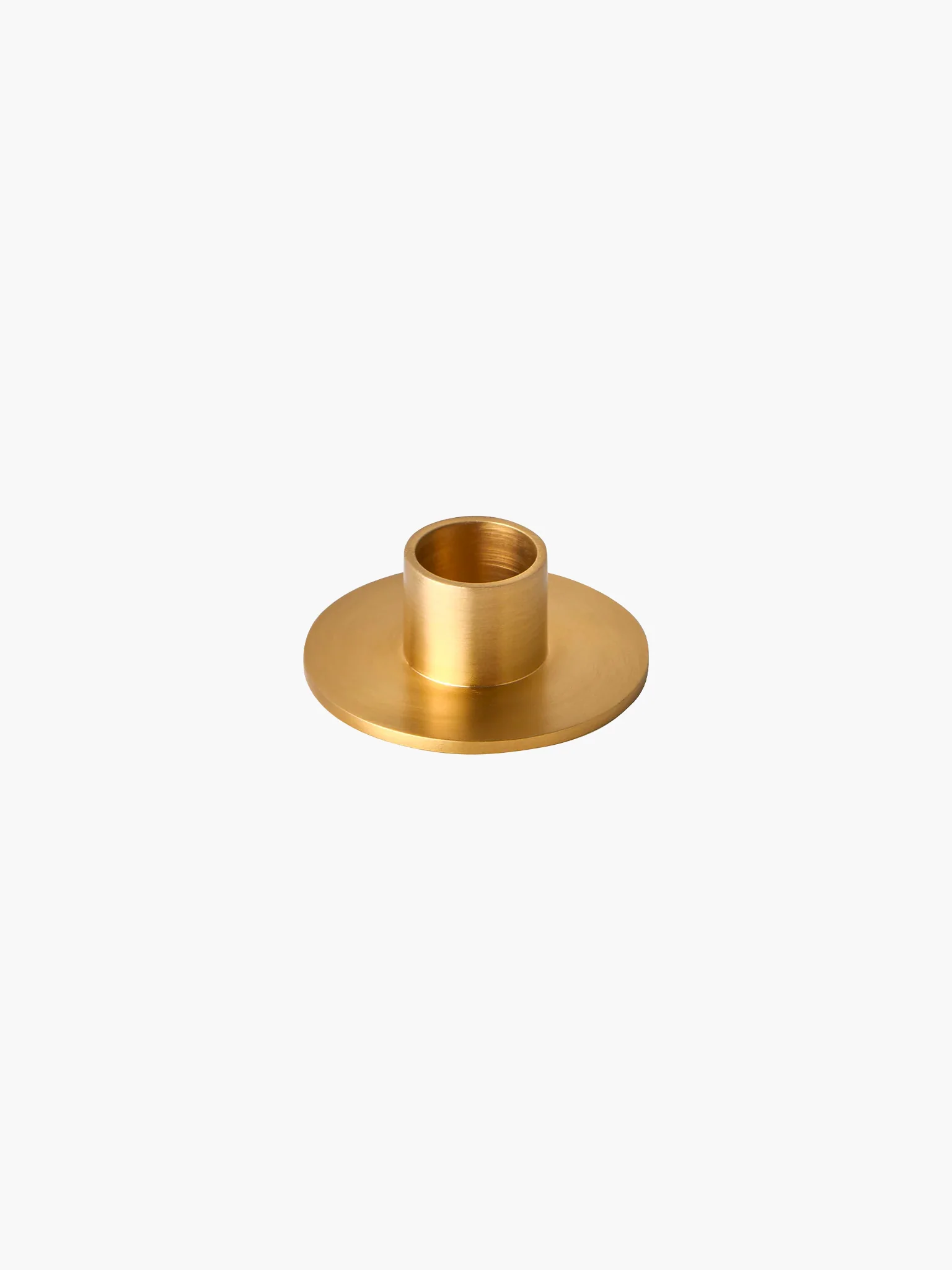Brass Candle Holder - Round - Image 3