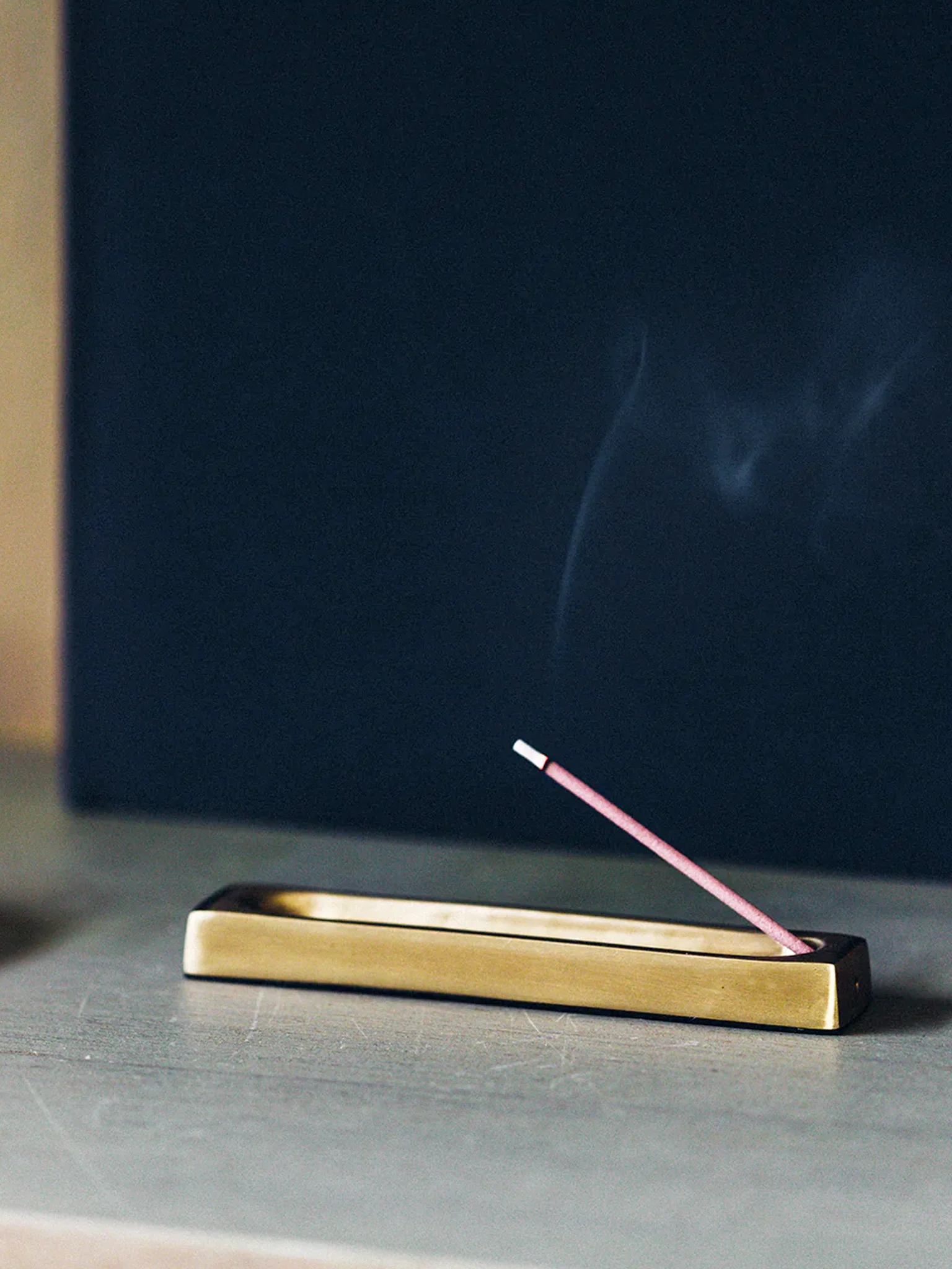 Brass Incense Stand - Rectangle - Image 3