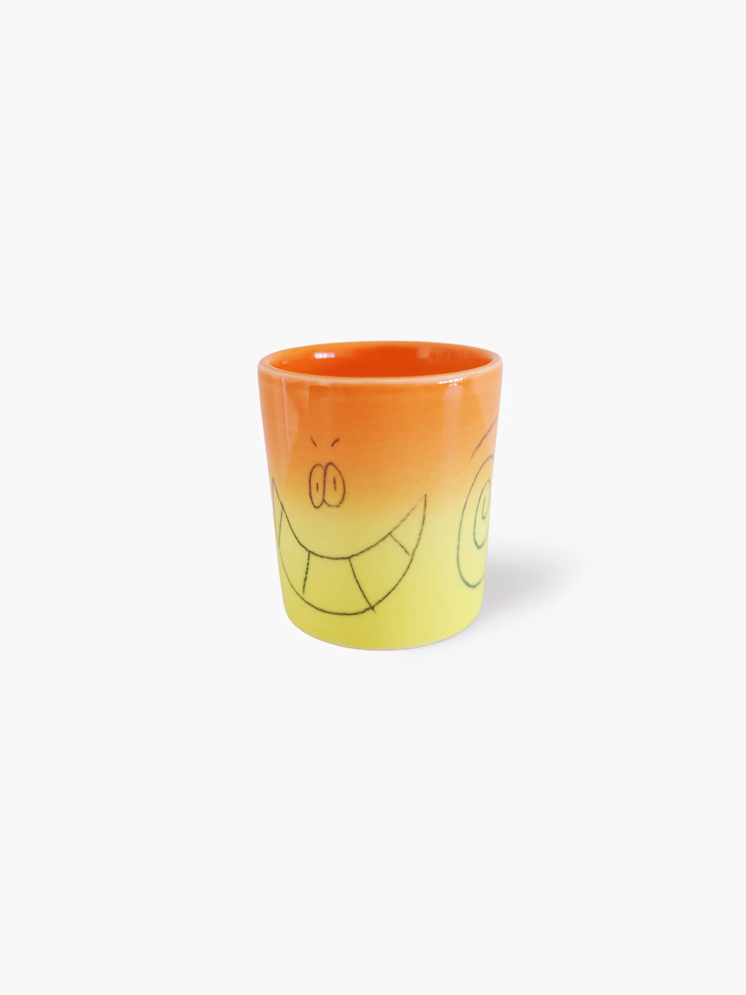 Bulle Cup - Orange Yellow Gradient Sketch (120ml)