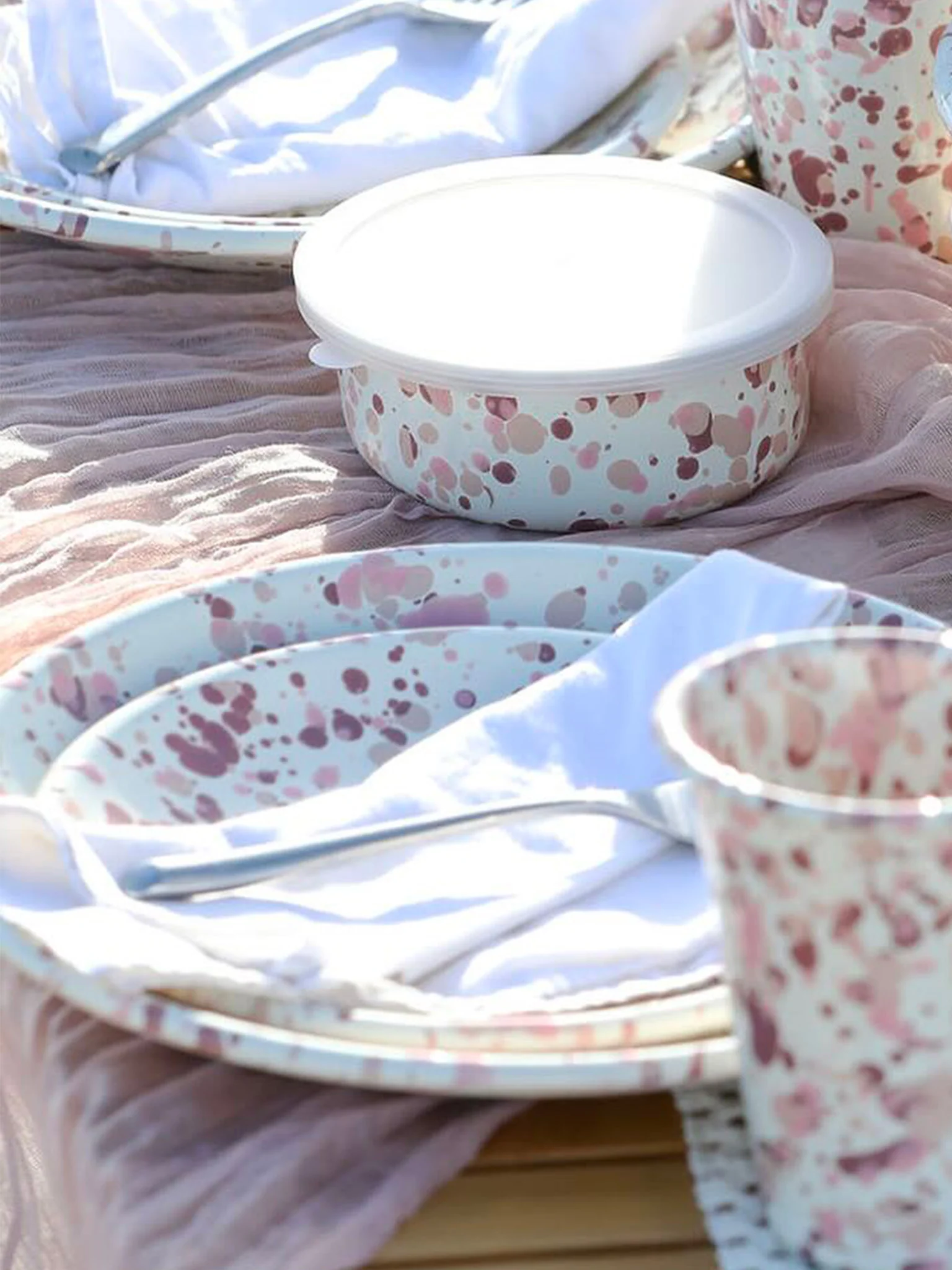 Catalina Coupe Salad Plate (21cm) - Desert Rose - Image 2