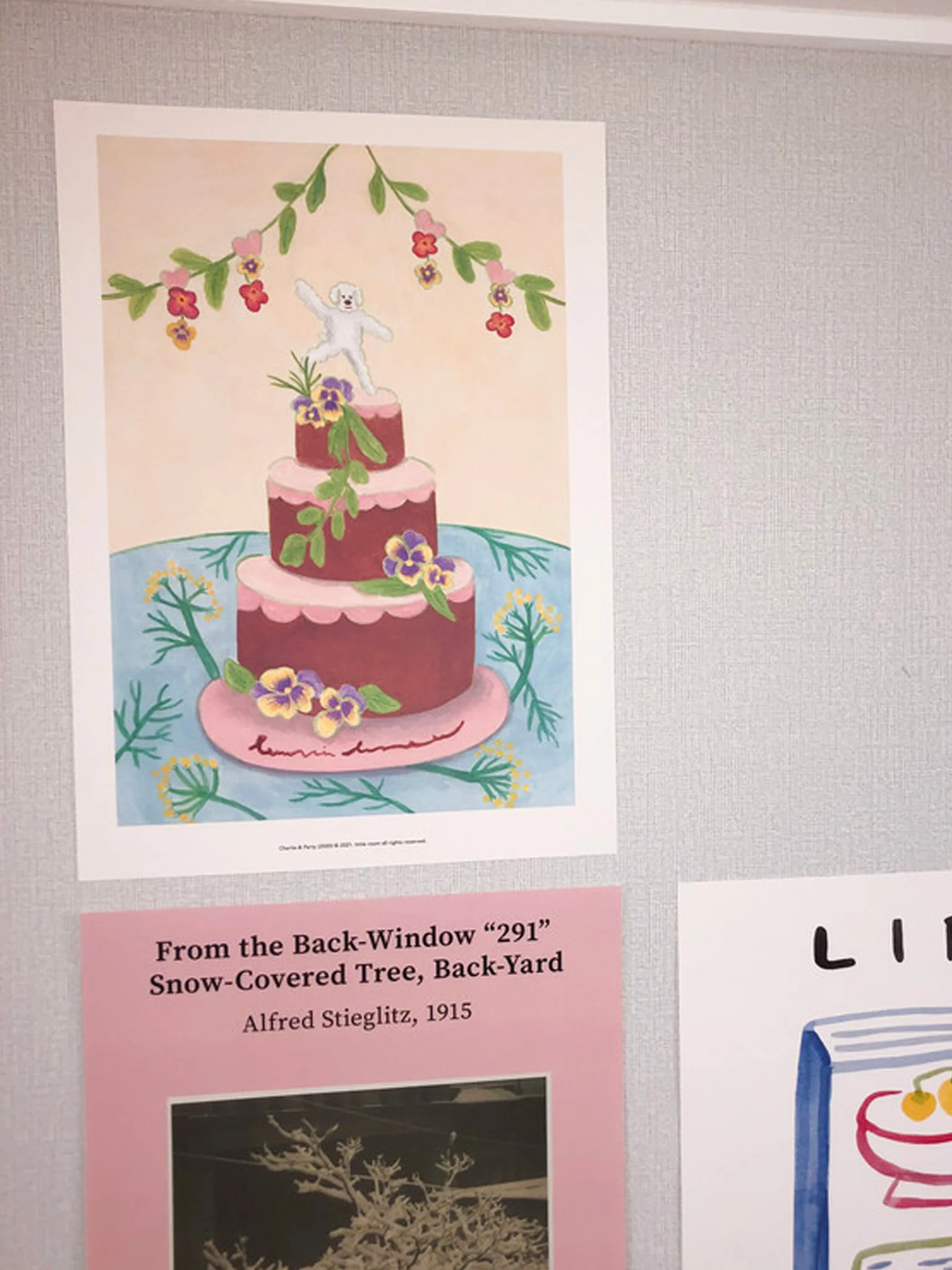 Charlie & Party Poster by little room (A3) - Image 3