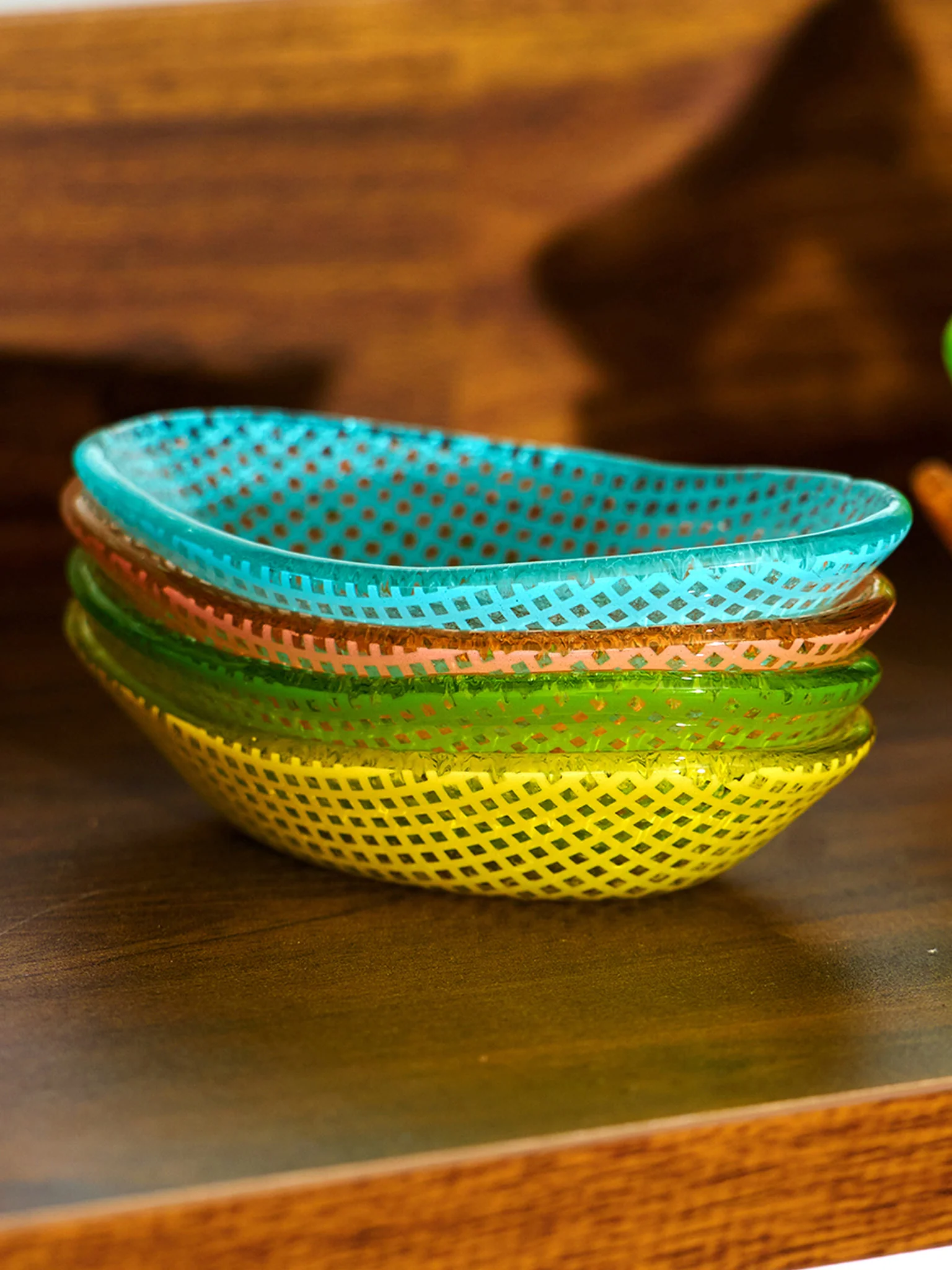 Checky Almond Sauce Bowl (7cm) - Image 7