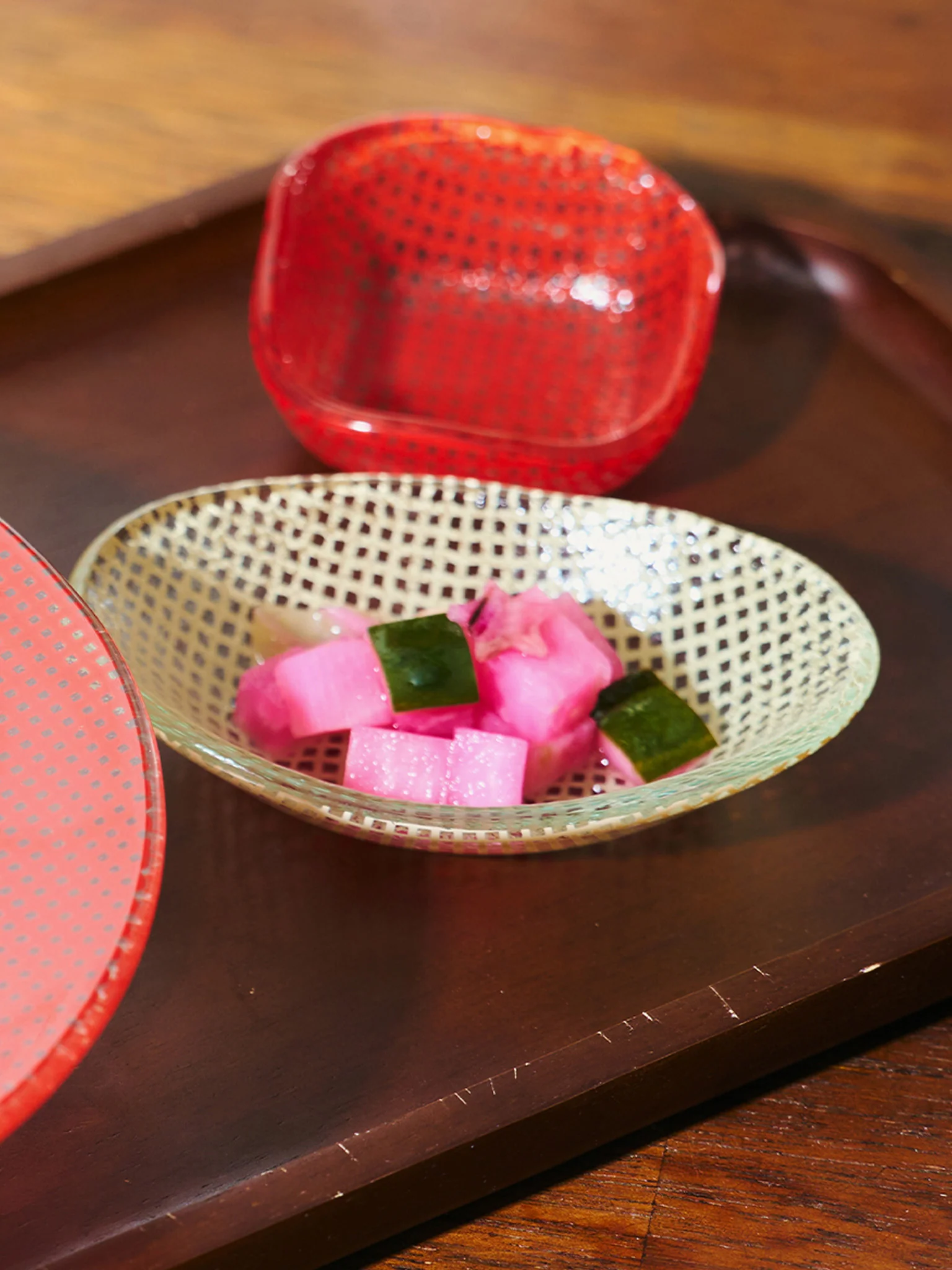 Checky Almond Sauce Bowl (7cm) - Image 8