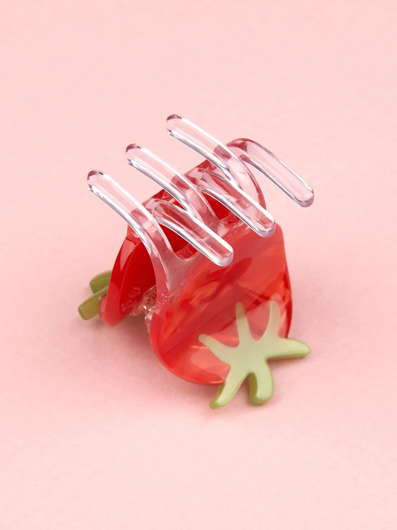 Cherry Tomato Mini Hair Claw - Image 3