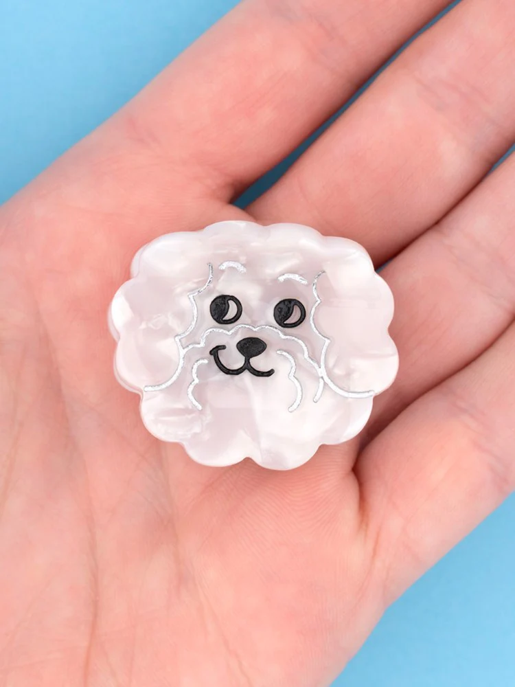 Bichon Mini Hair Claw - Image 2