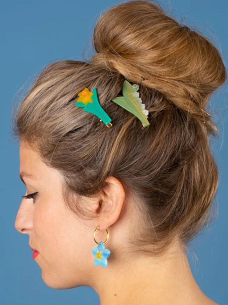 Daffodil Hair Clip - Image 2