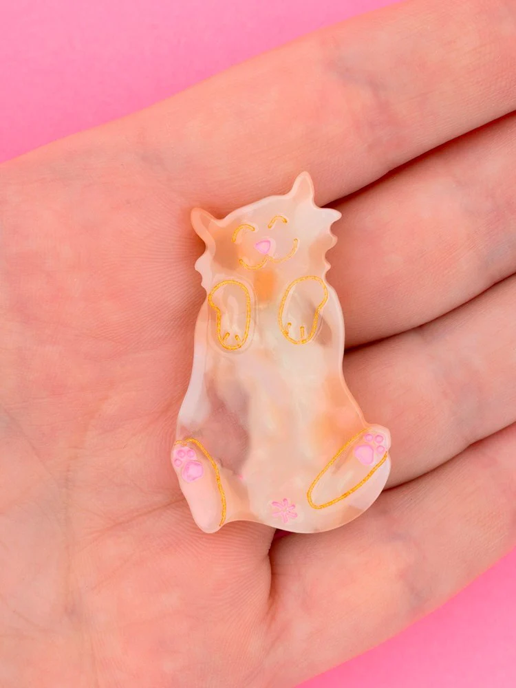 Ginger Cat Hair Clip - Image 3