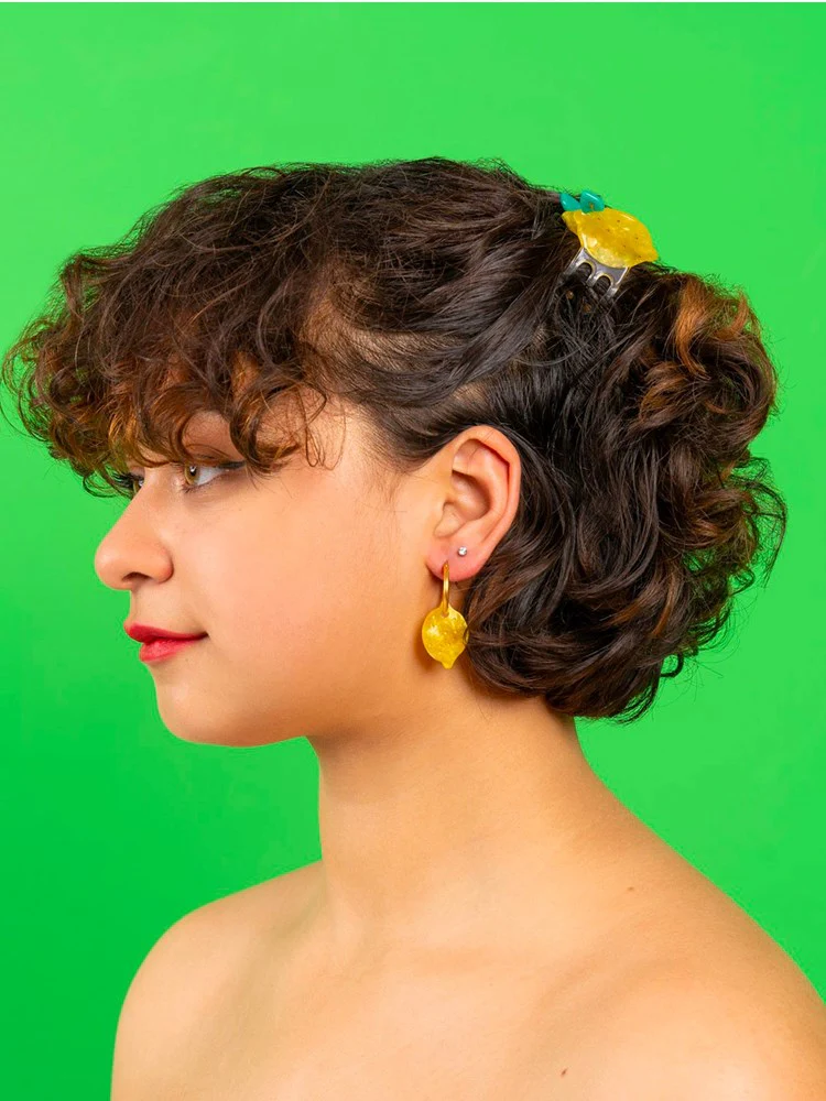 Lemon Mini Hair Claw - Image 2