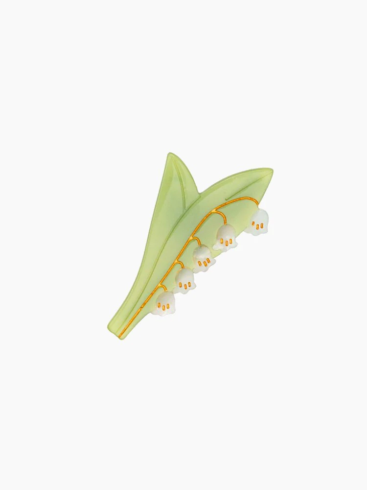 Lily of the Valley Hair Clip