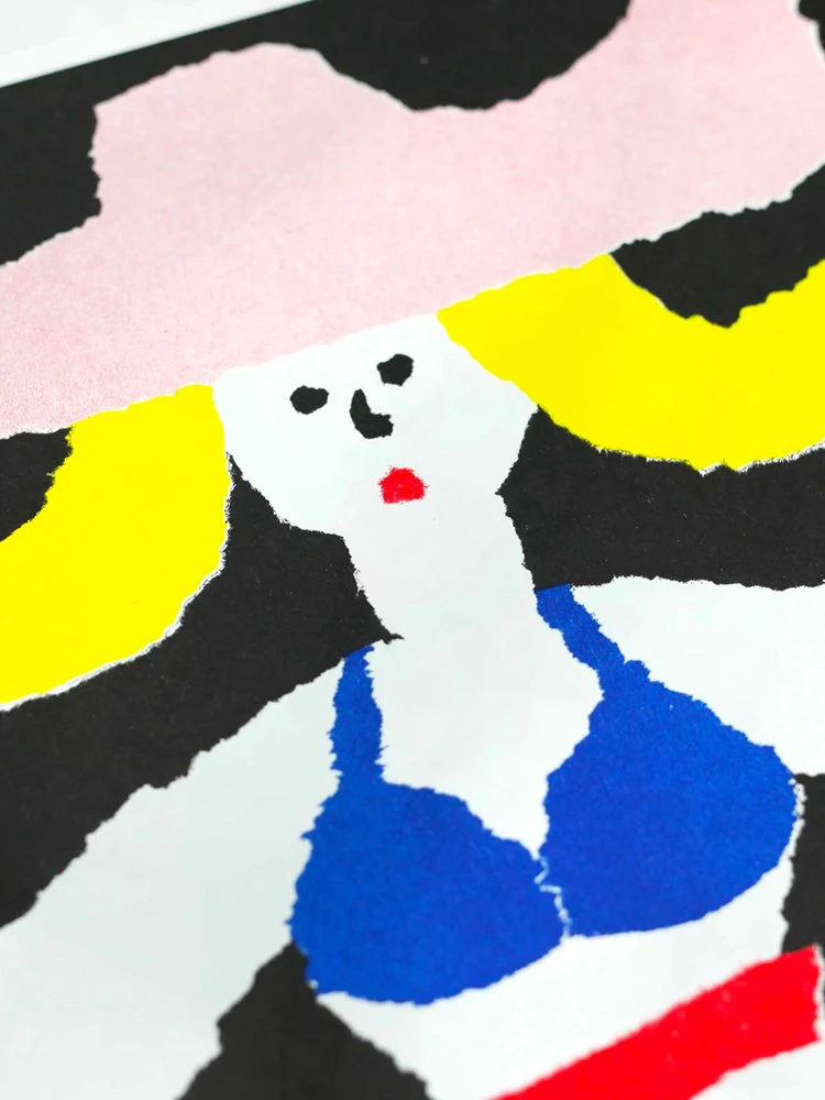 Cowgirl by Des Skordilis - Risograph Print (A4) - Image 2