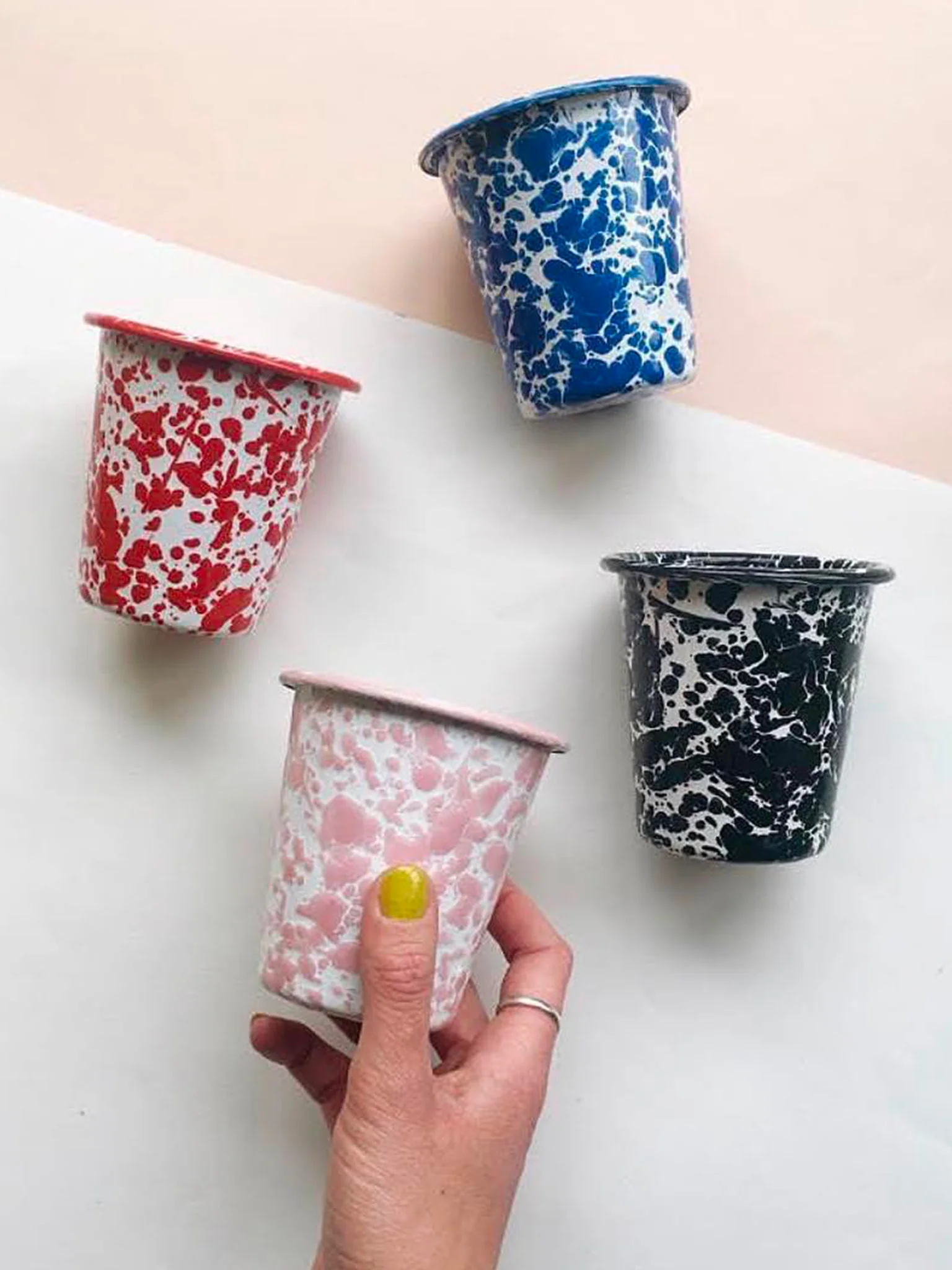 Splatter Short Tumbler (295ml) - Pink - Image 2