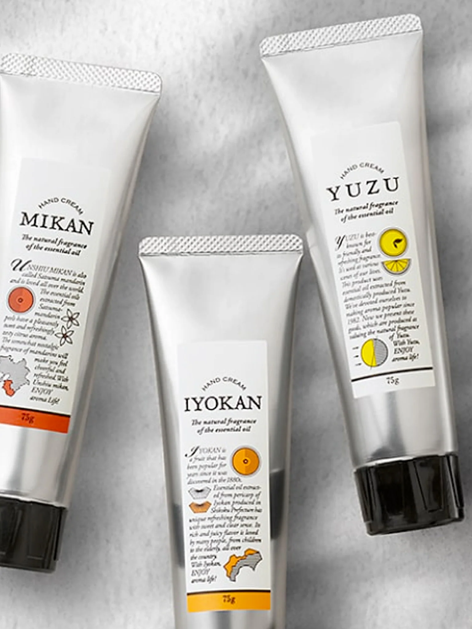 Daily Aroma Japan Hand Cream 75g - Iyokan - Image 3
