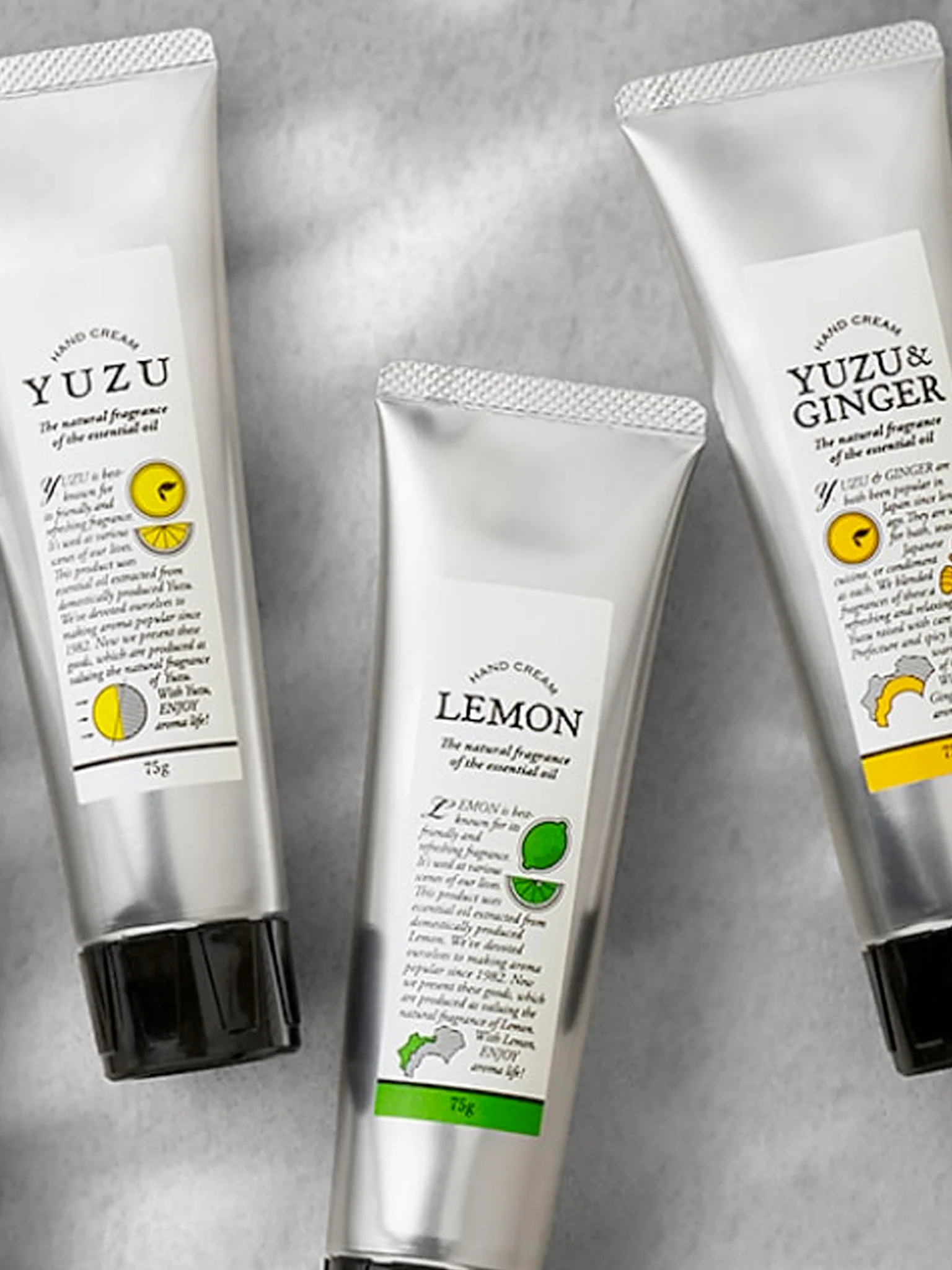 Daily Aroma Japan Hand Cream 75g - Setouchi Lemon - Image 3
