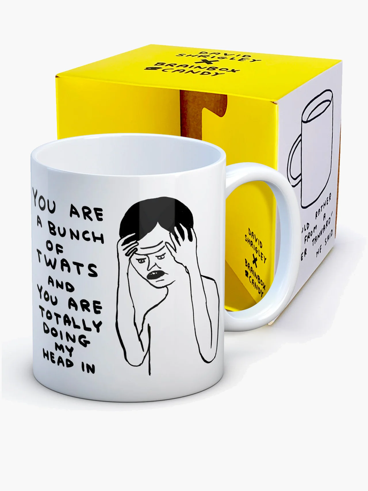 David Shrigley Mug Bunch Of Twats - Image 2