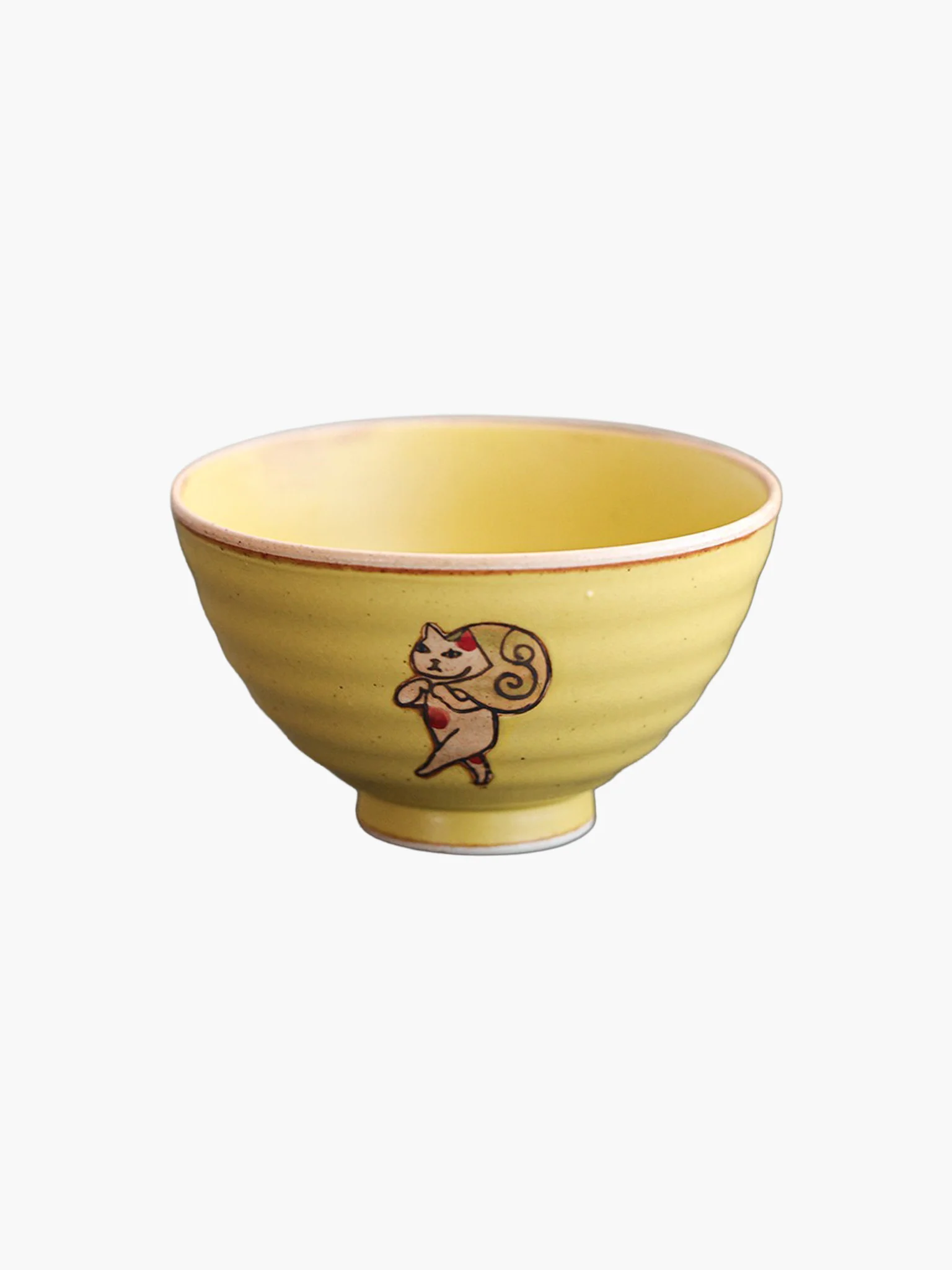 Dorobo Neko Bowl - Yellow