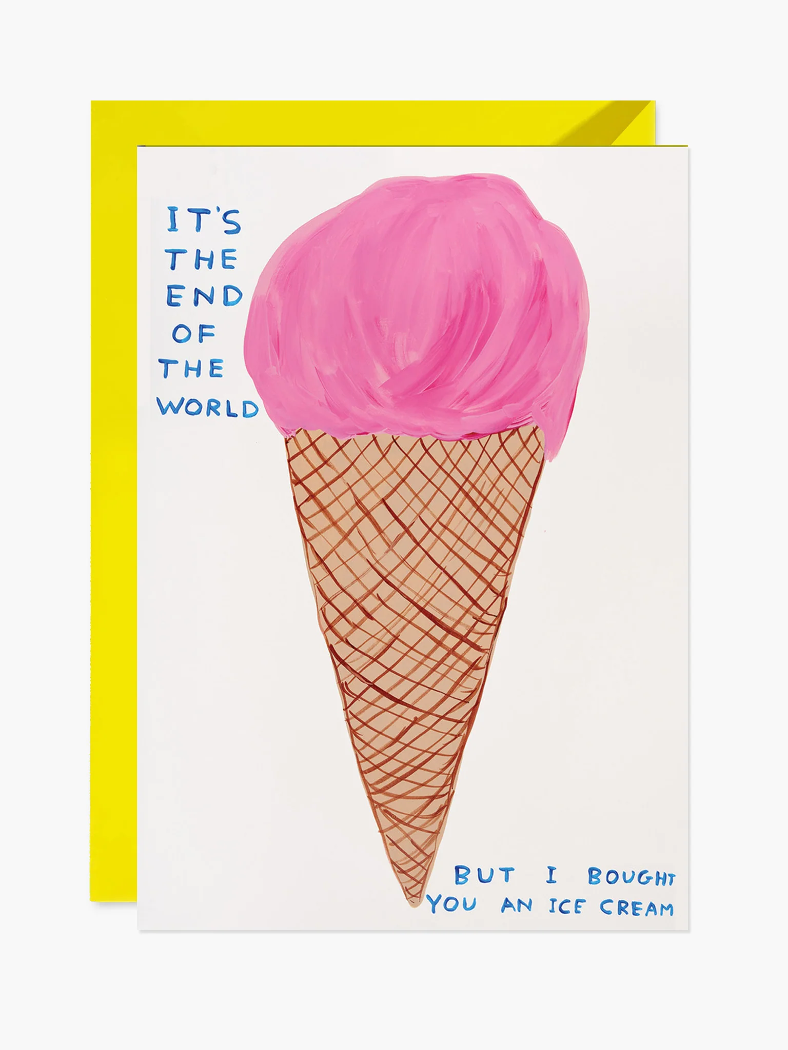 End of the World  Card x David Shrigley
