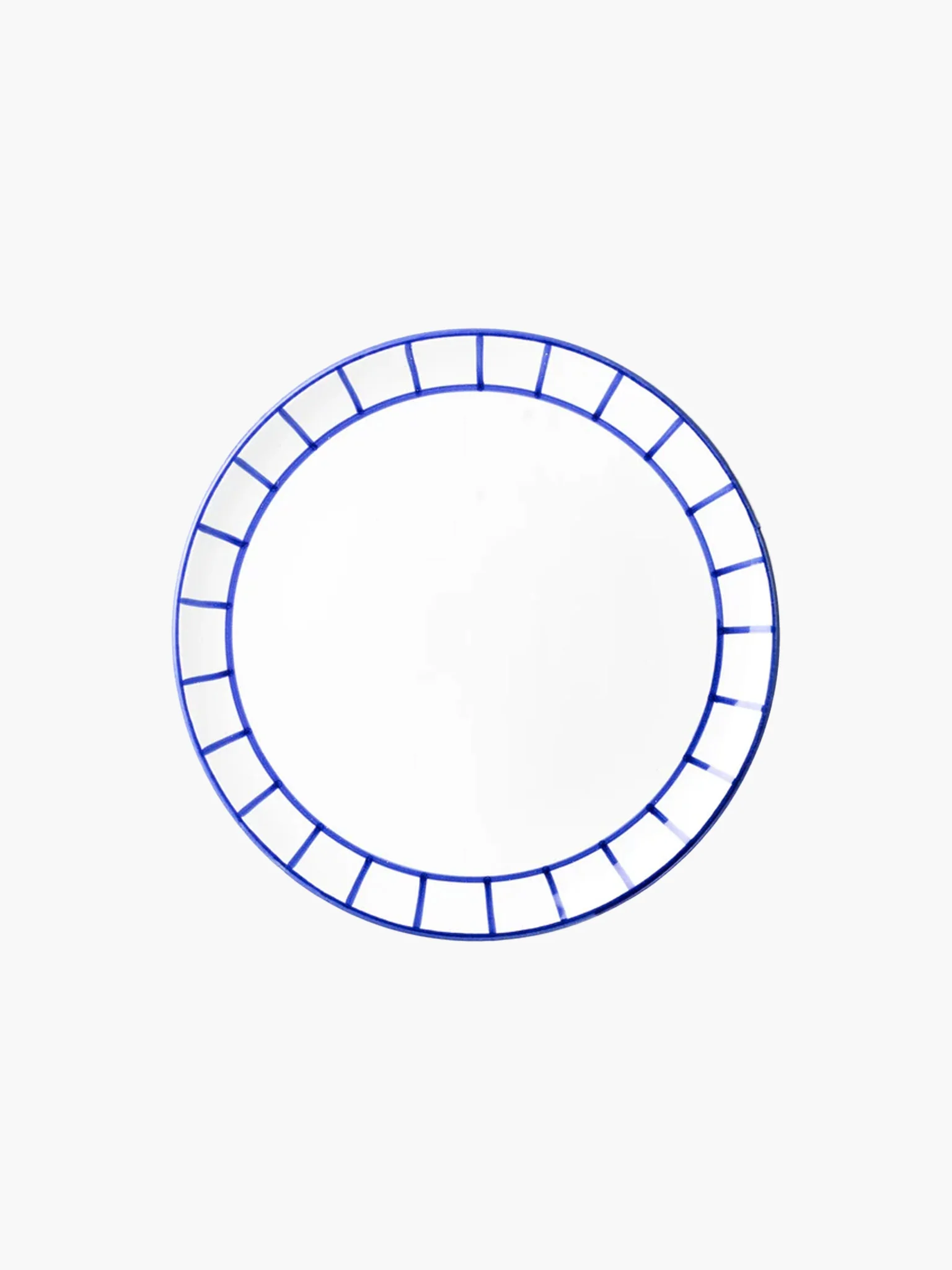 Fence Lunch Plate (21cm) - Royal Blue