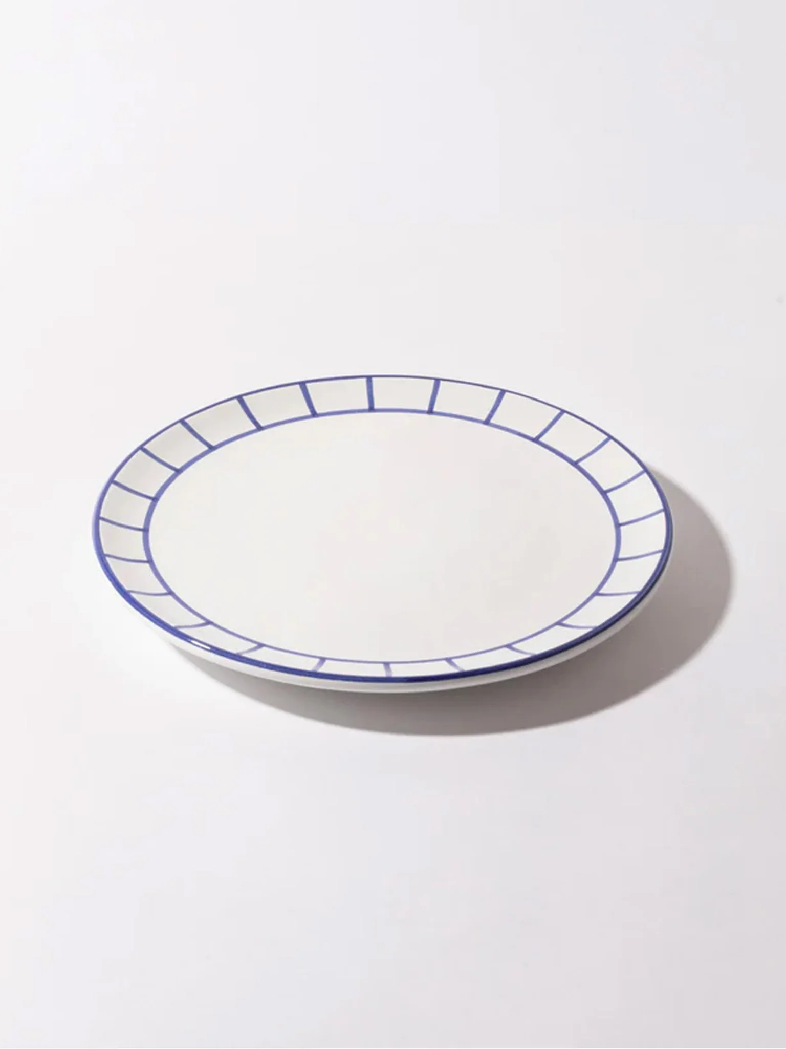 Fence Lunch Plate (21cm) - Royal Blue - Image 4