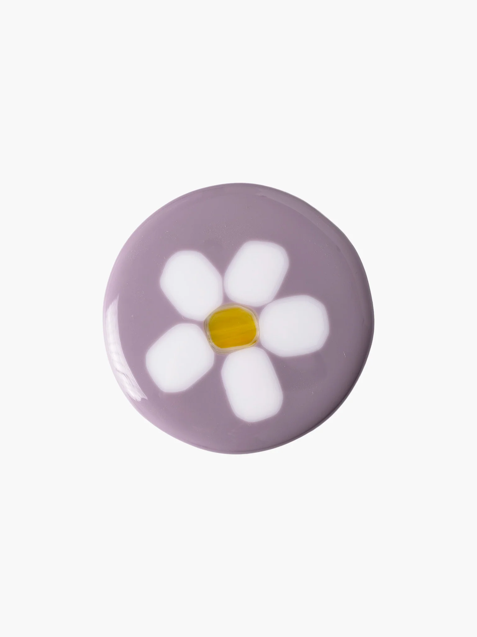 Flower Glass Coaster - Lavender