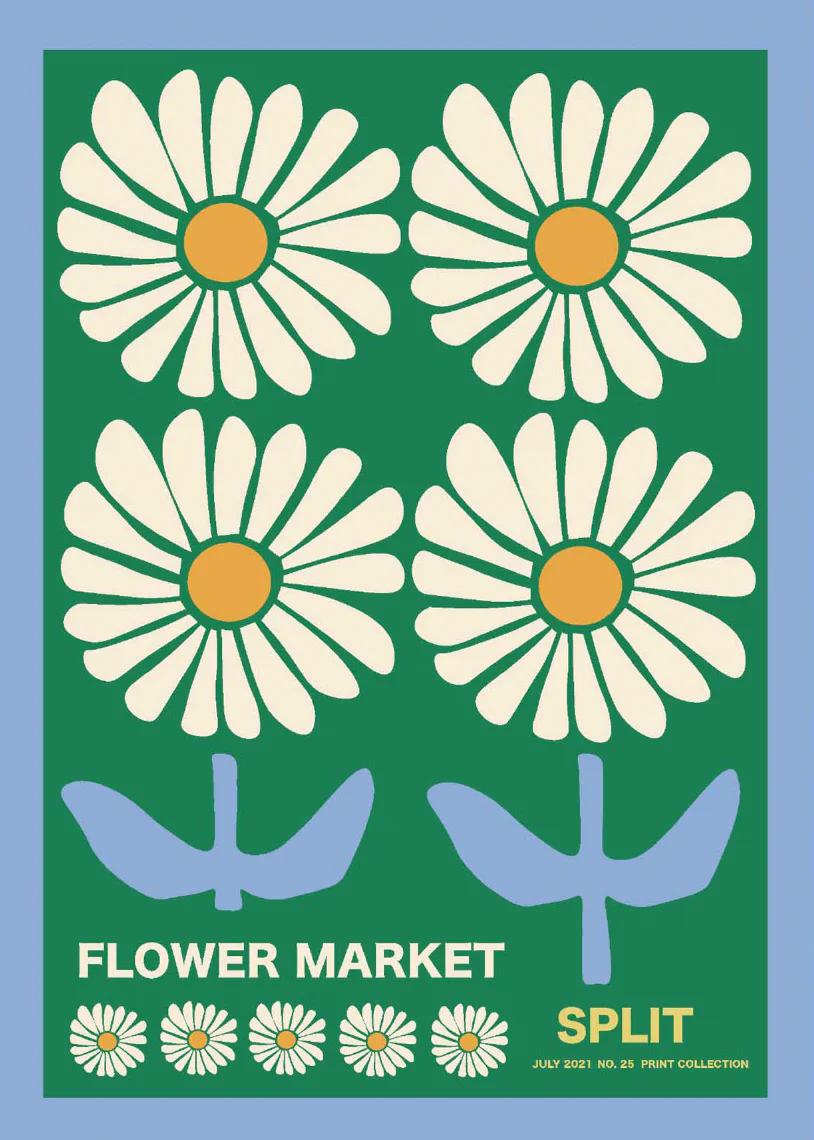 Flower Market A5 Prints by Astrid Wilson (10 Styles) - Image 11