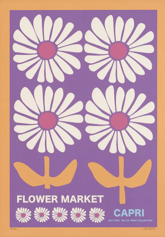 Flower Market A5 Prints by Astrid Wilson (10 Styles) - Image 8