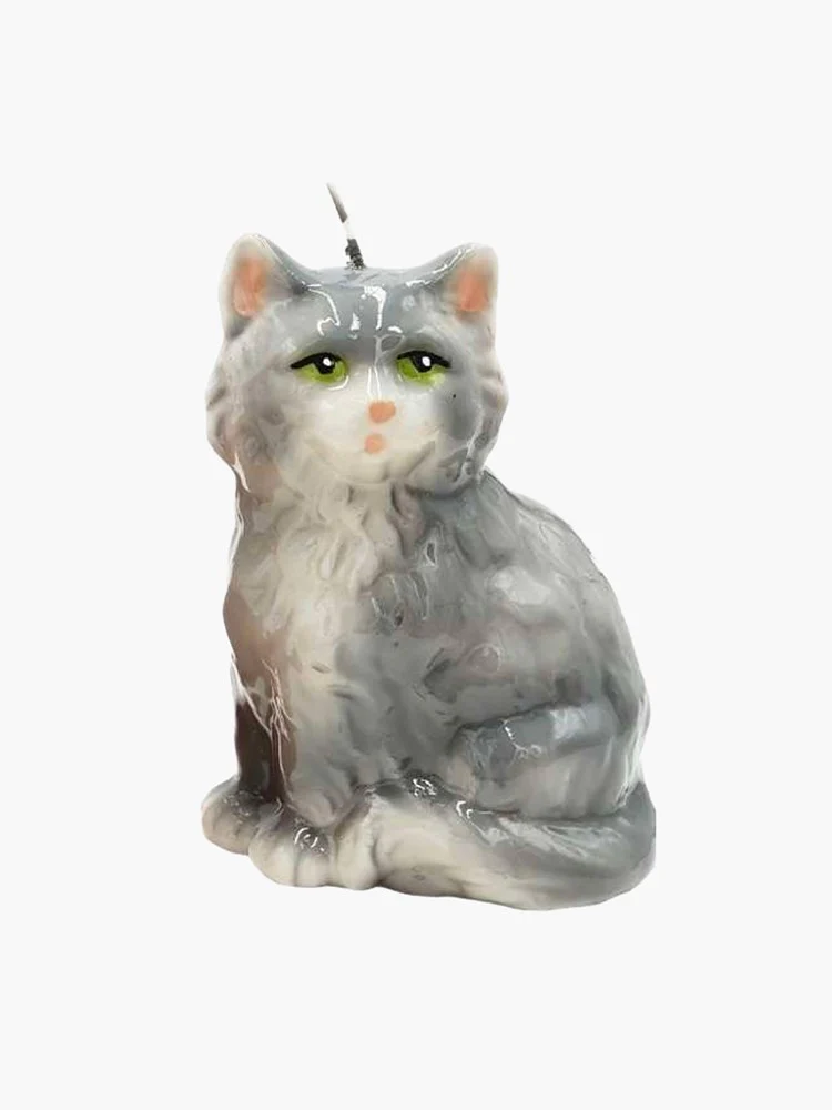 Fluffy Cat Candle - Image 2
