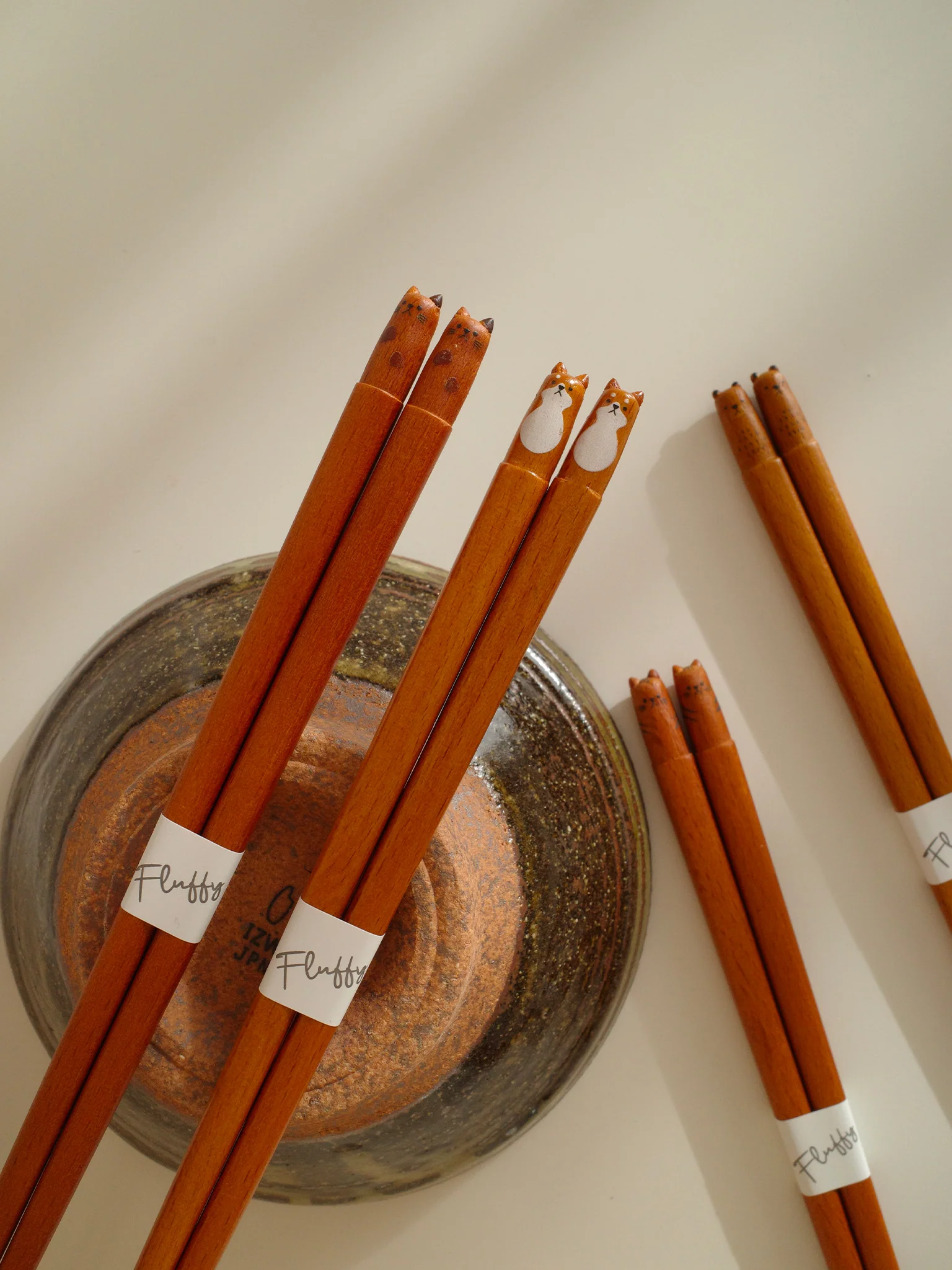 "Fluffy" Wood Chopsticks (4 Styles) - Image 4