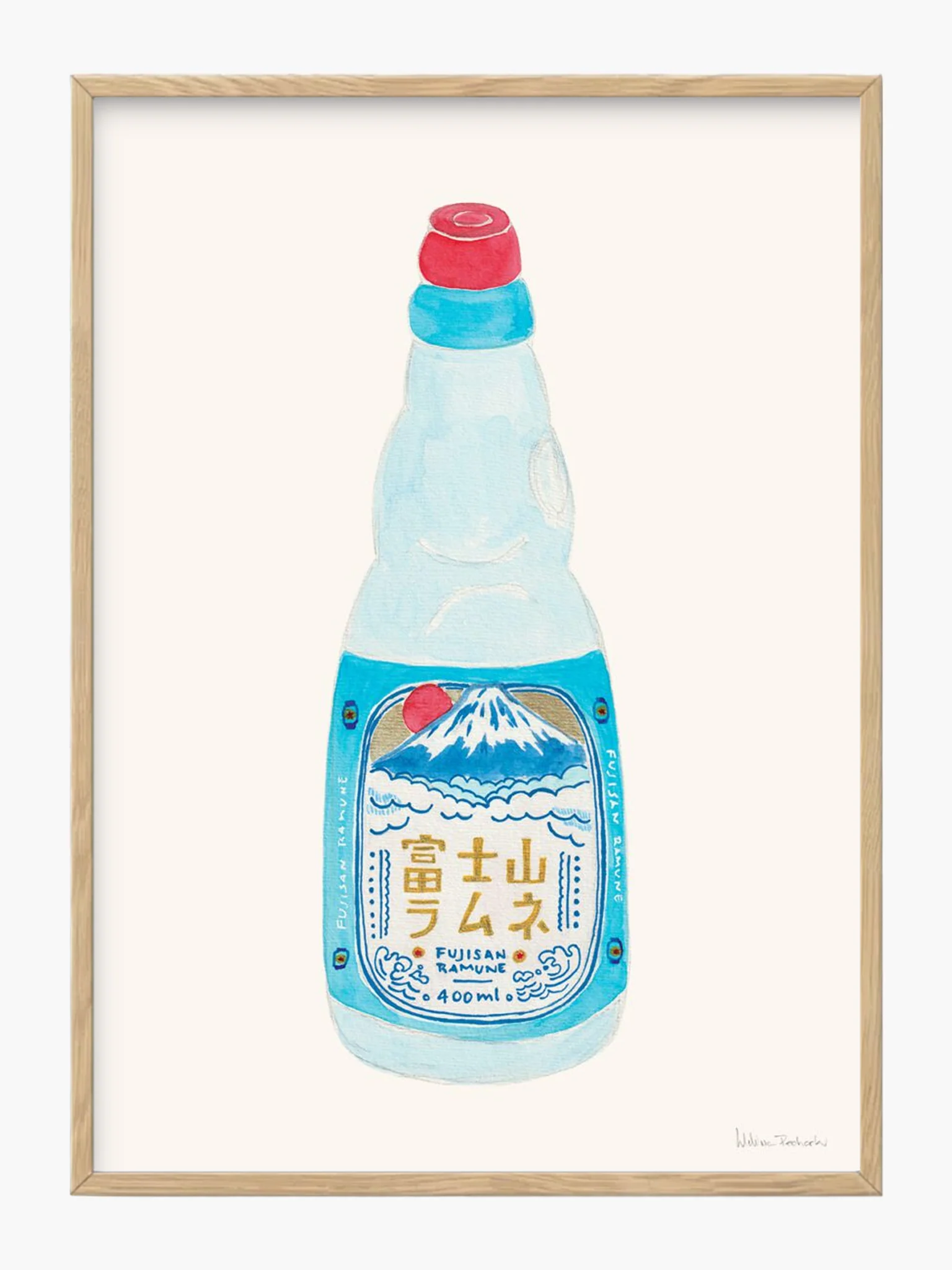 Fujisan Ramune by Melina Pecharki (50x70cm)