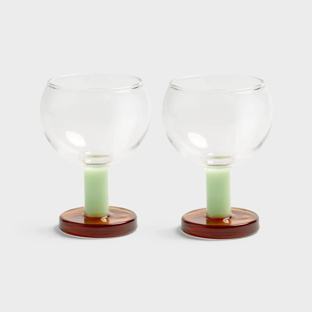 Glass Cantine (Set of 2) - Amber