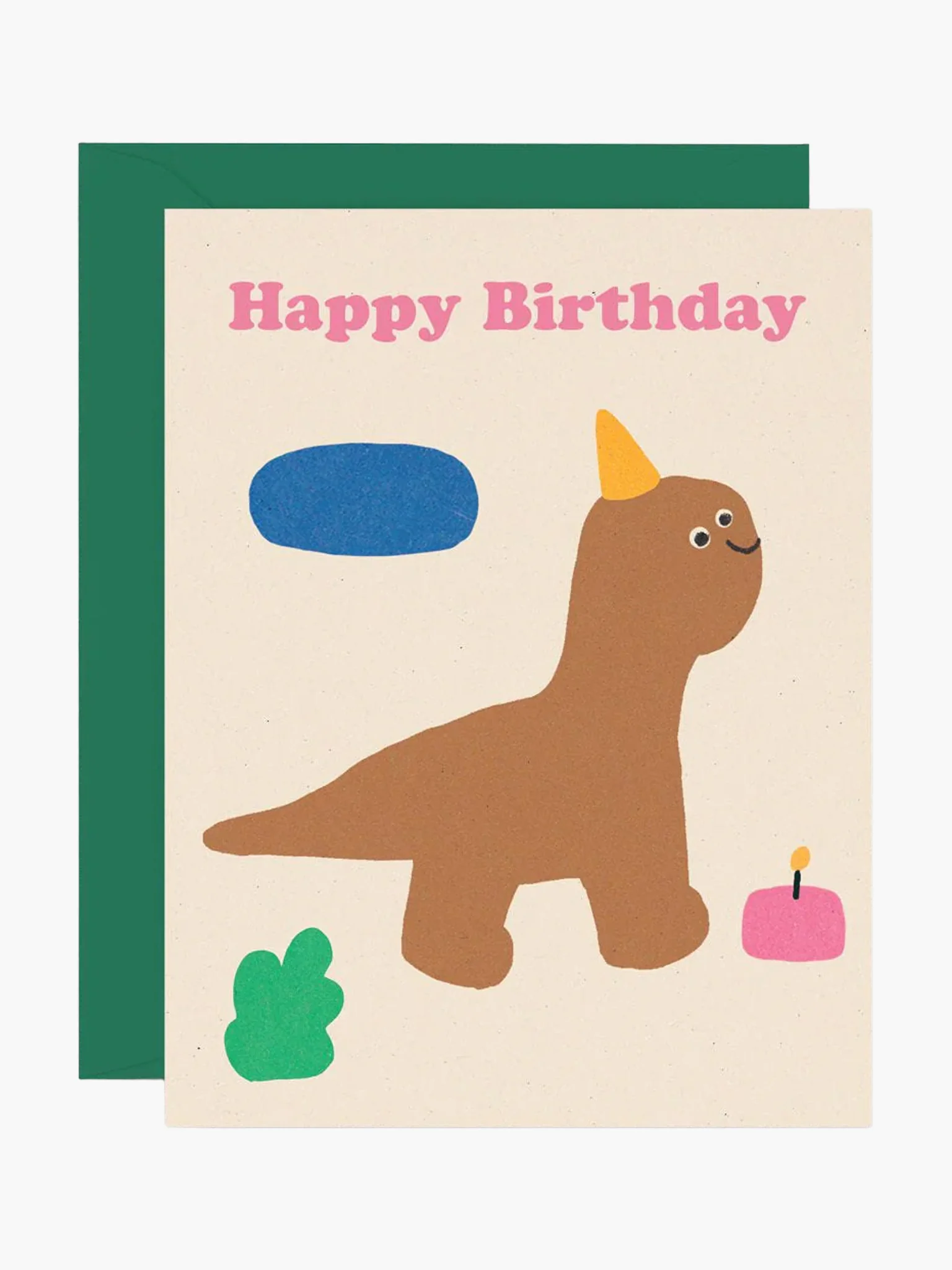 Happy Birthday Dino Kids Card x Maria Ramos