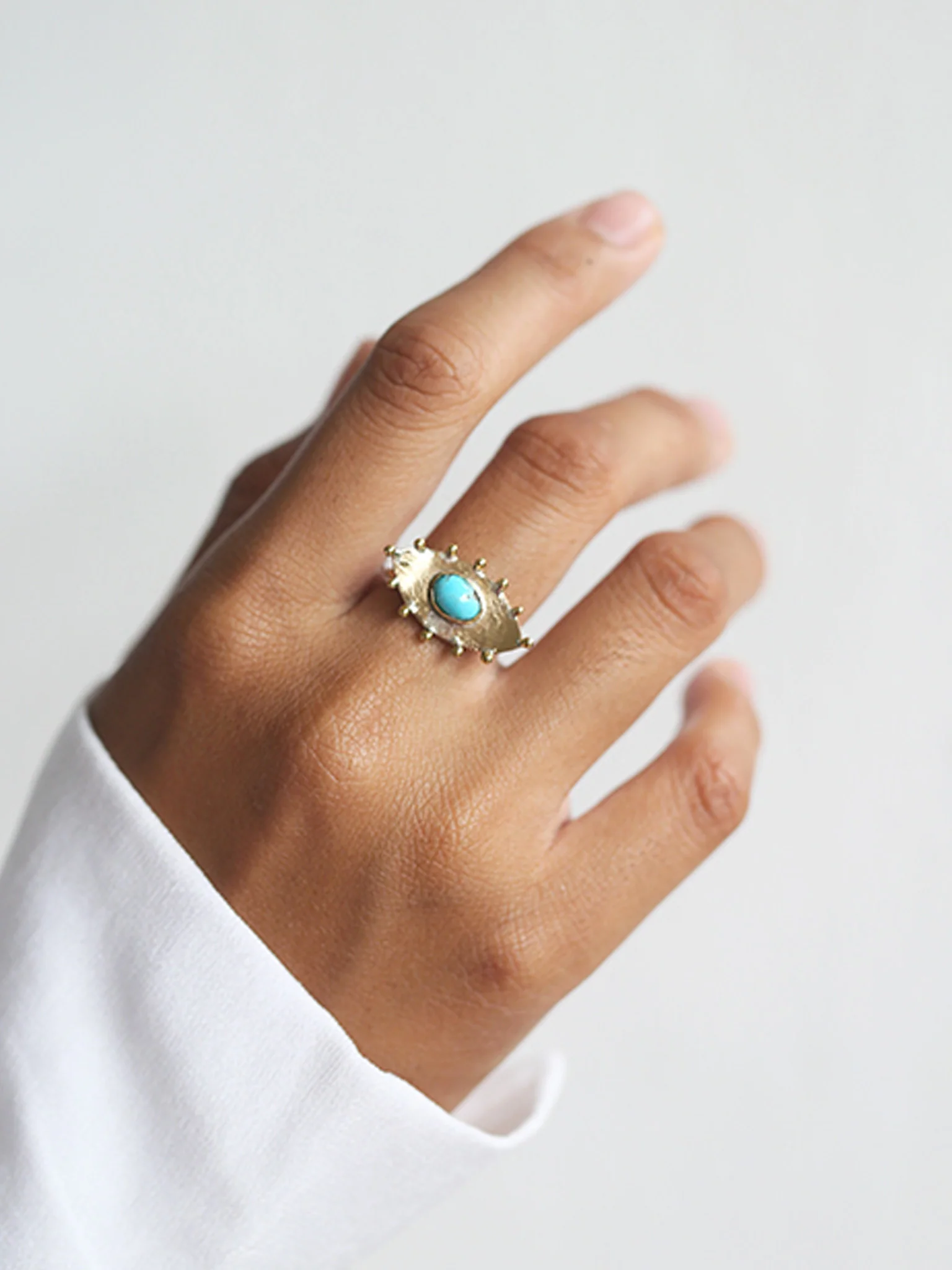 Ioleta Ring Turquoise - Image 6