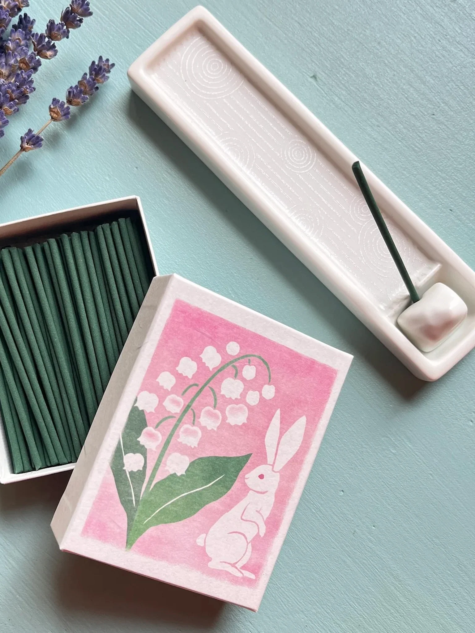 Kousaido HANGA Incense 20g - Suzuran (Lily of the Valley) - Image 2
