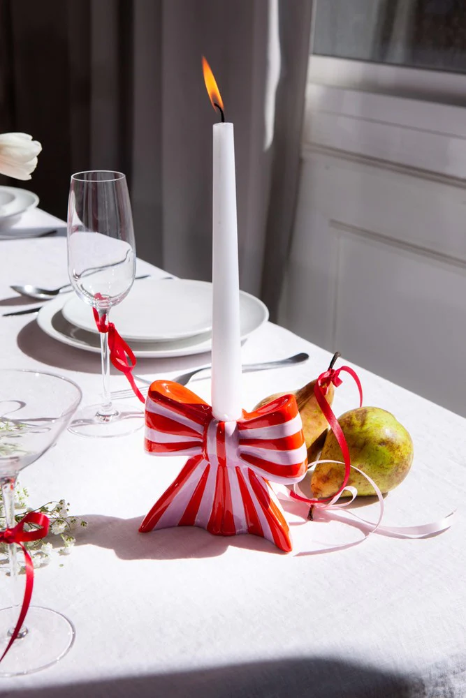 Large Bow Candle Holder - Image 2
