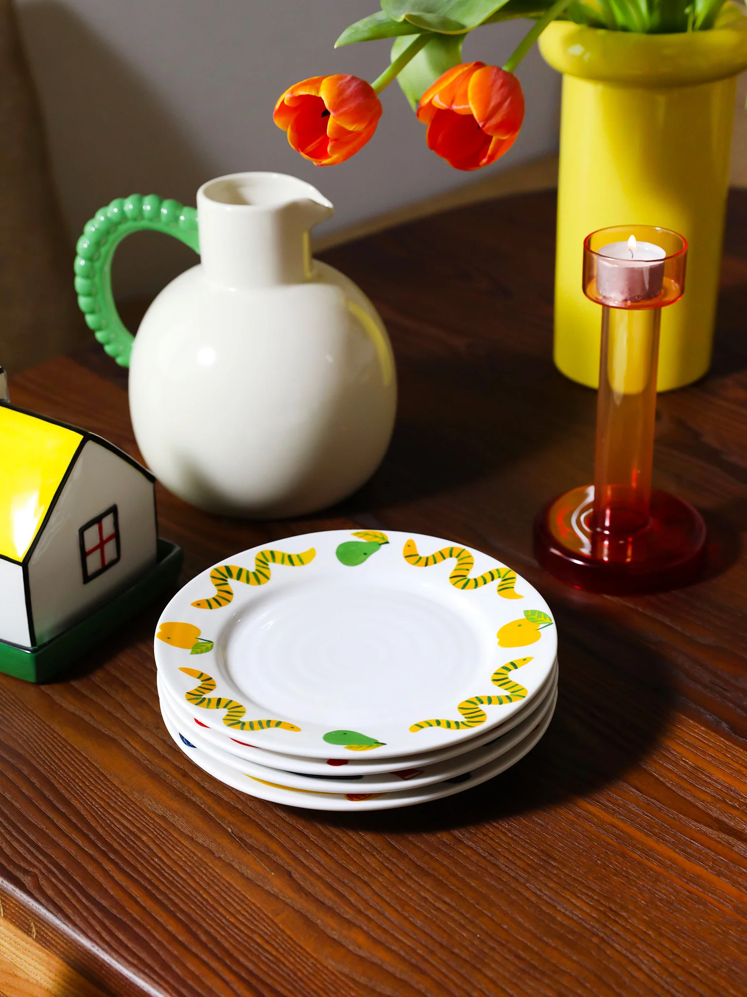 Large Haines Plate - Forest Whimsy (Set of 4) - Image 2