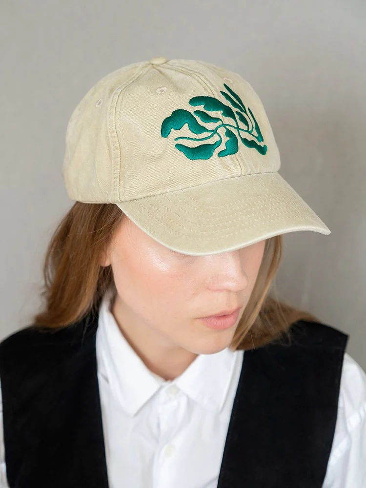 Leaves Cap - Vintage Beige x Linnea Andersson - Image 2