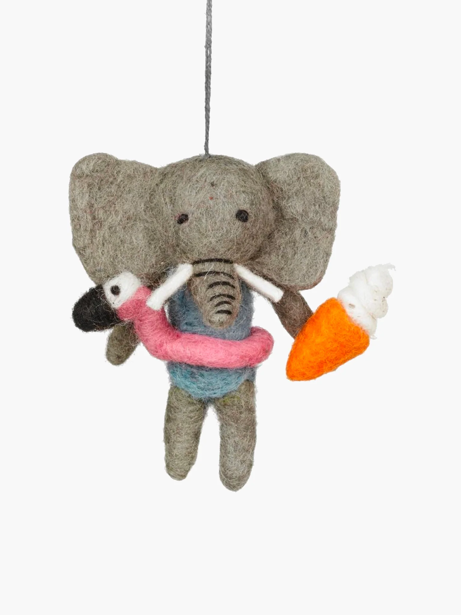 Leila the Summer Sealife Elaphant Ornament - Image 2