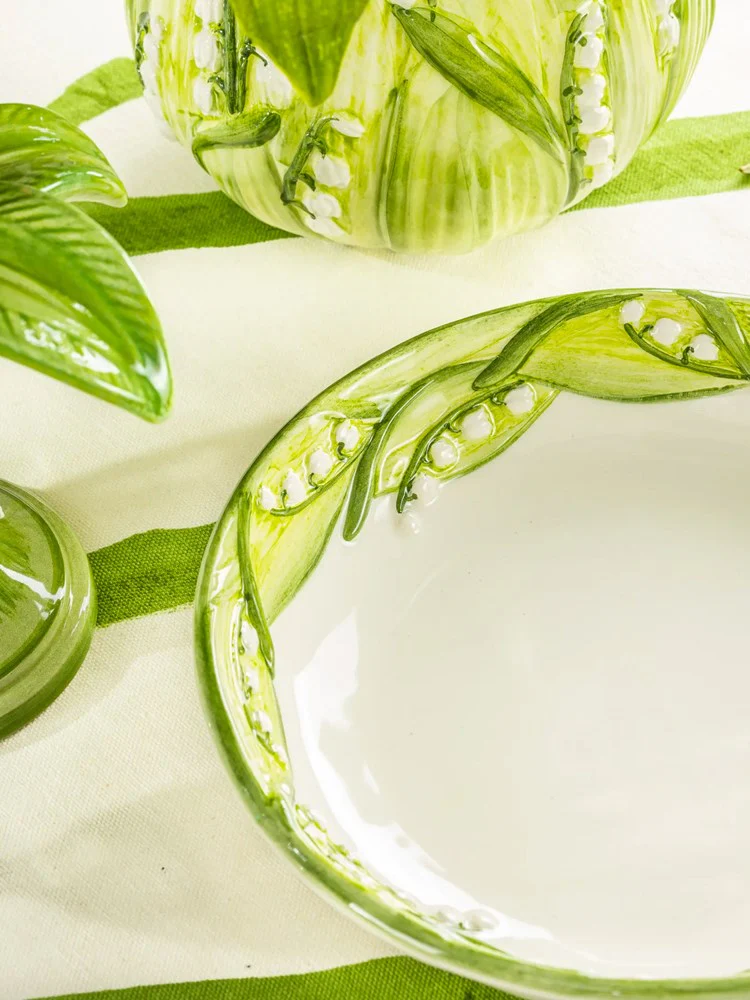 Lily of the Valley - Deep Plate/Bowl (21cm) - Image 2