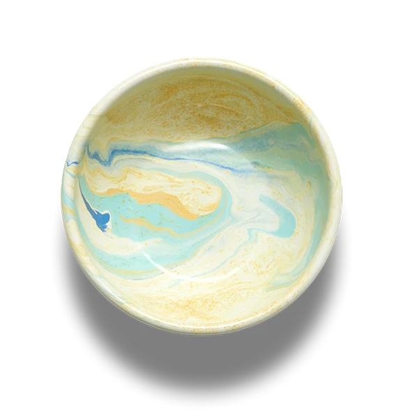 Marble Bowl Small (12cm) - Lemon Cream - Image 4