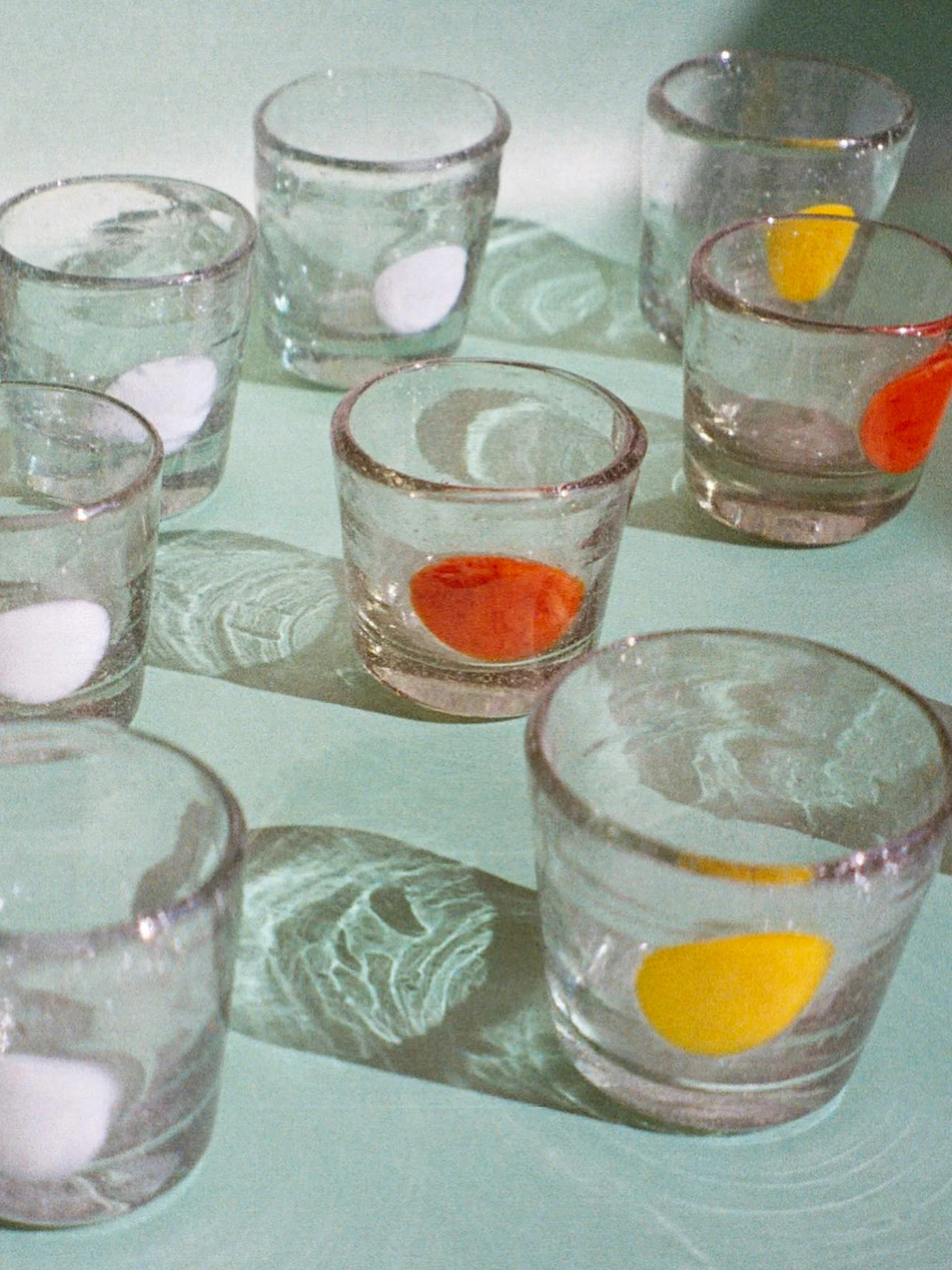 Lunares Glass Medium (240ml) - Orange - Image 2