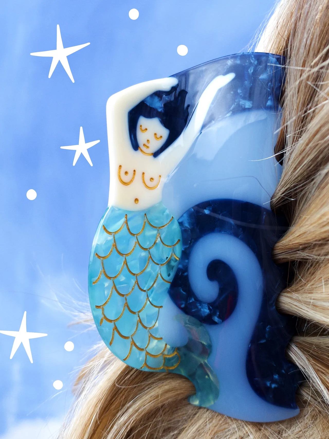 Mermaid Hair Claw - Image 2