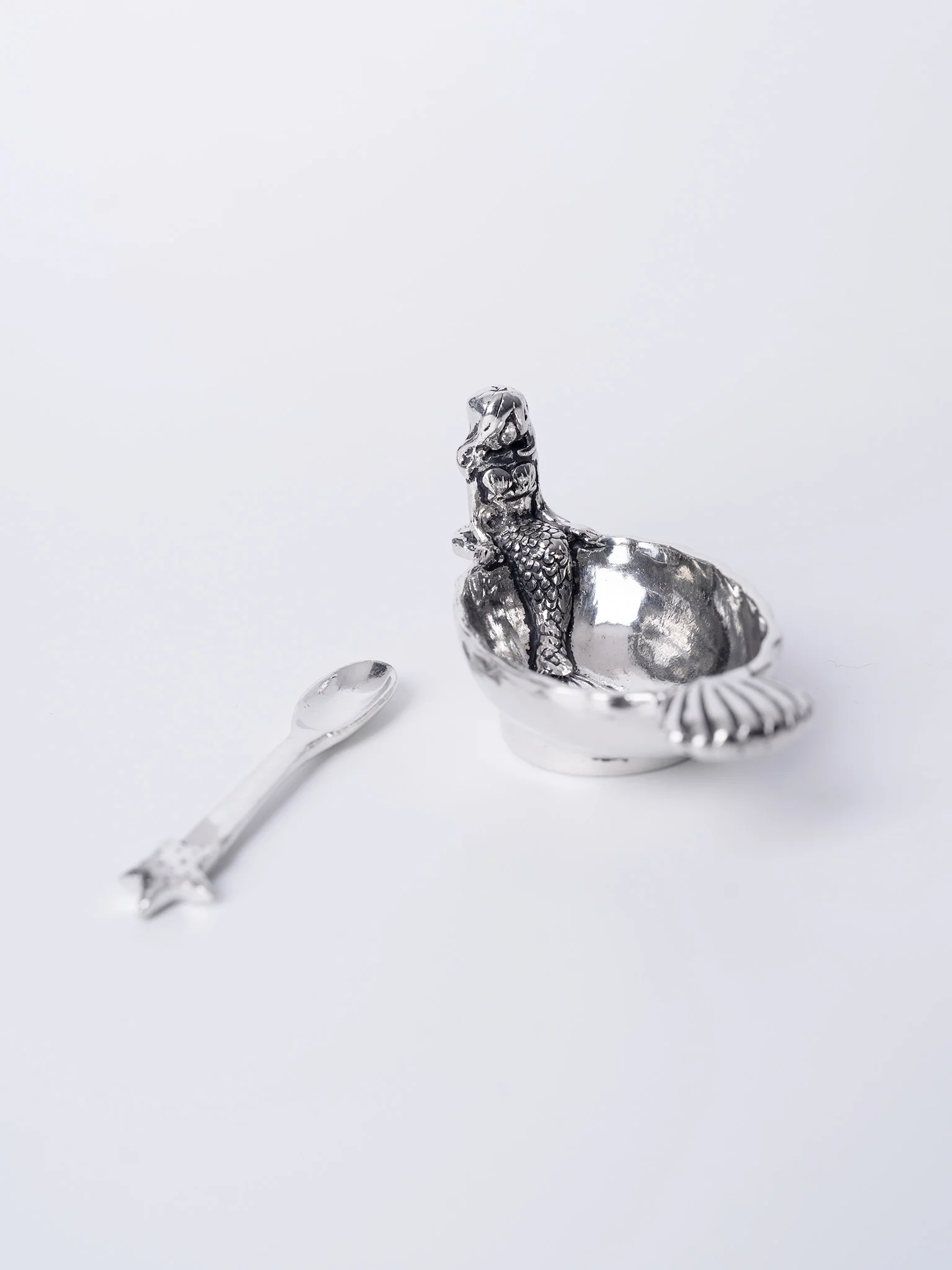 Mermaid Salt Bowl & Spoon - Image 3
