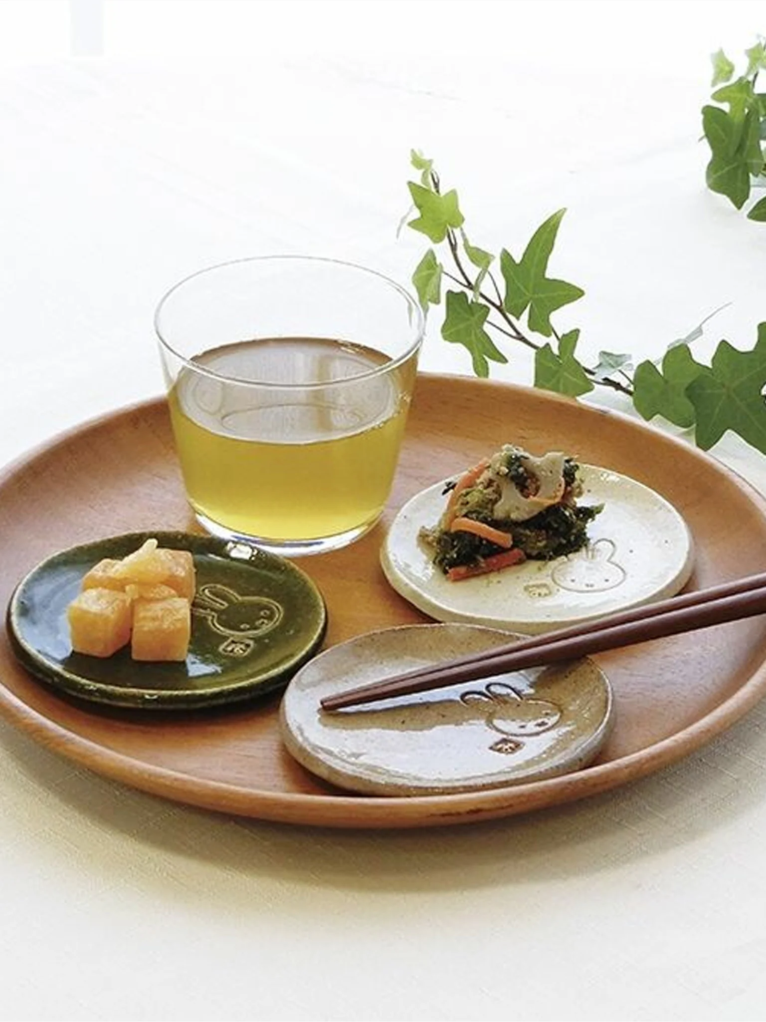 Miffy Minoyaki Dish - Red (9.5cm) - Image 2